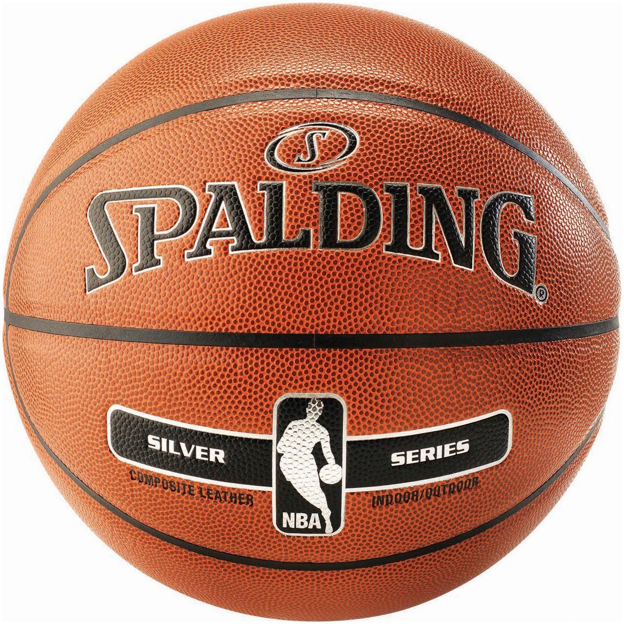 Silver Basketball Spalding Ser