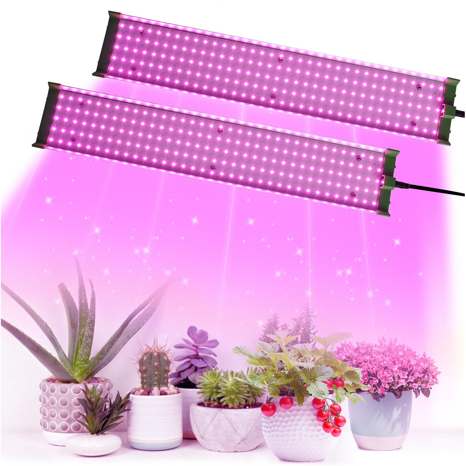Jibenhome Pflanzenlampe LED-Wachstumslicht,Dimmbar 226 LEDs,2er-Set mit günstig online kaufen