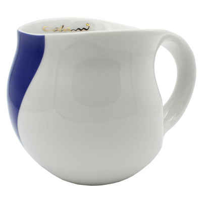 Colani Tasse Kaffeetasse Becher Kaffeebecher Teetasse Porzellan 260ml Arrow Blau, Porzellan, Schriftzug Colani, inkl. Geschenkkarton