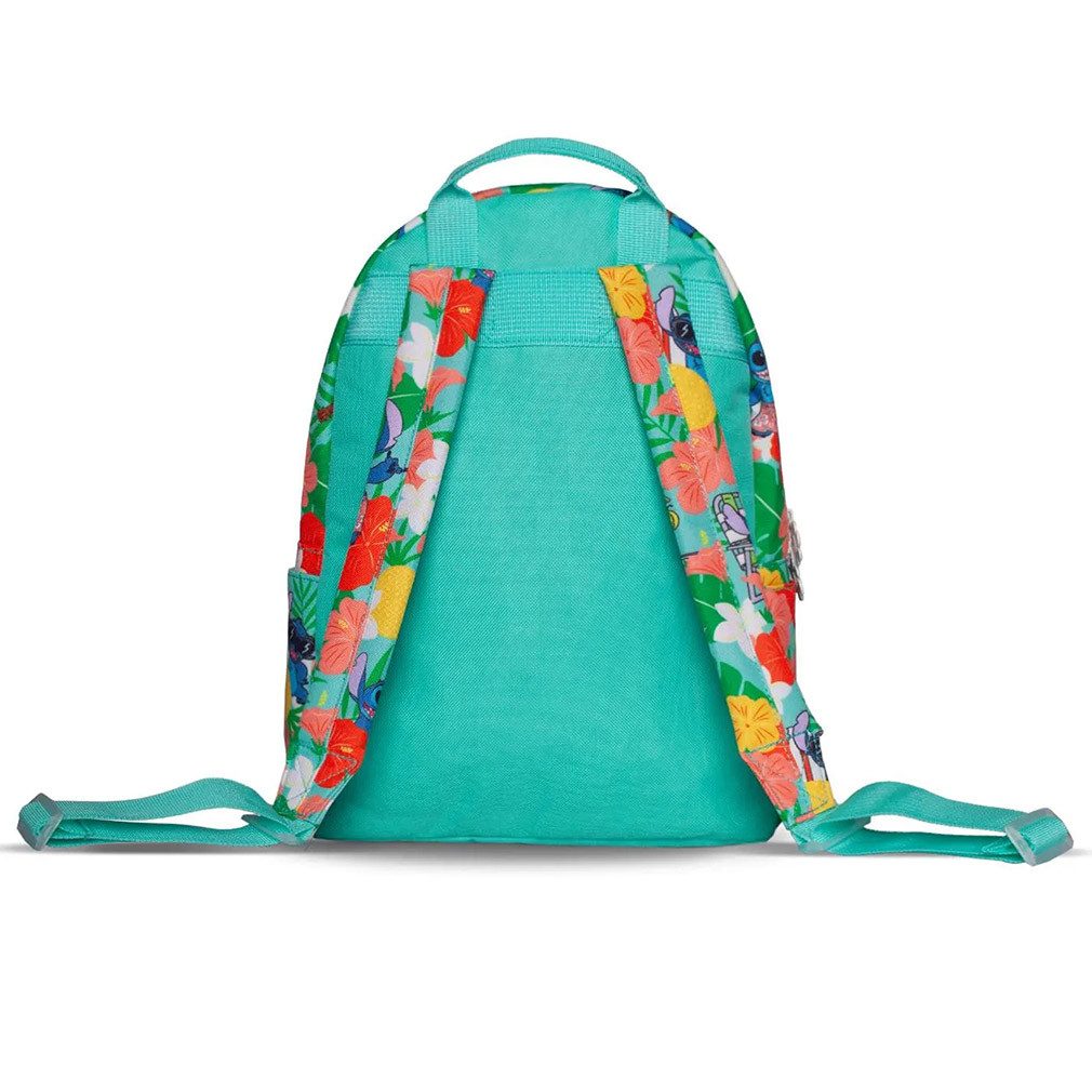 Lilo & Stitch Rucksack Hawaii Vibes, Disney Tropische Blumen Daypack