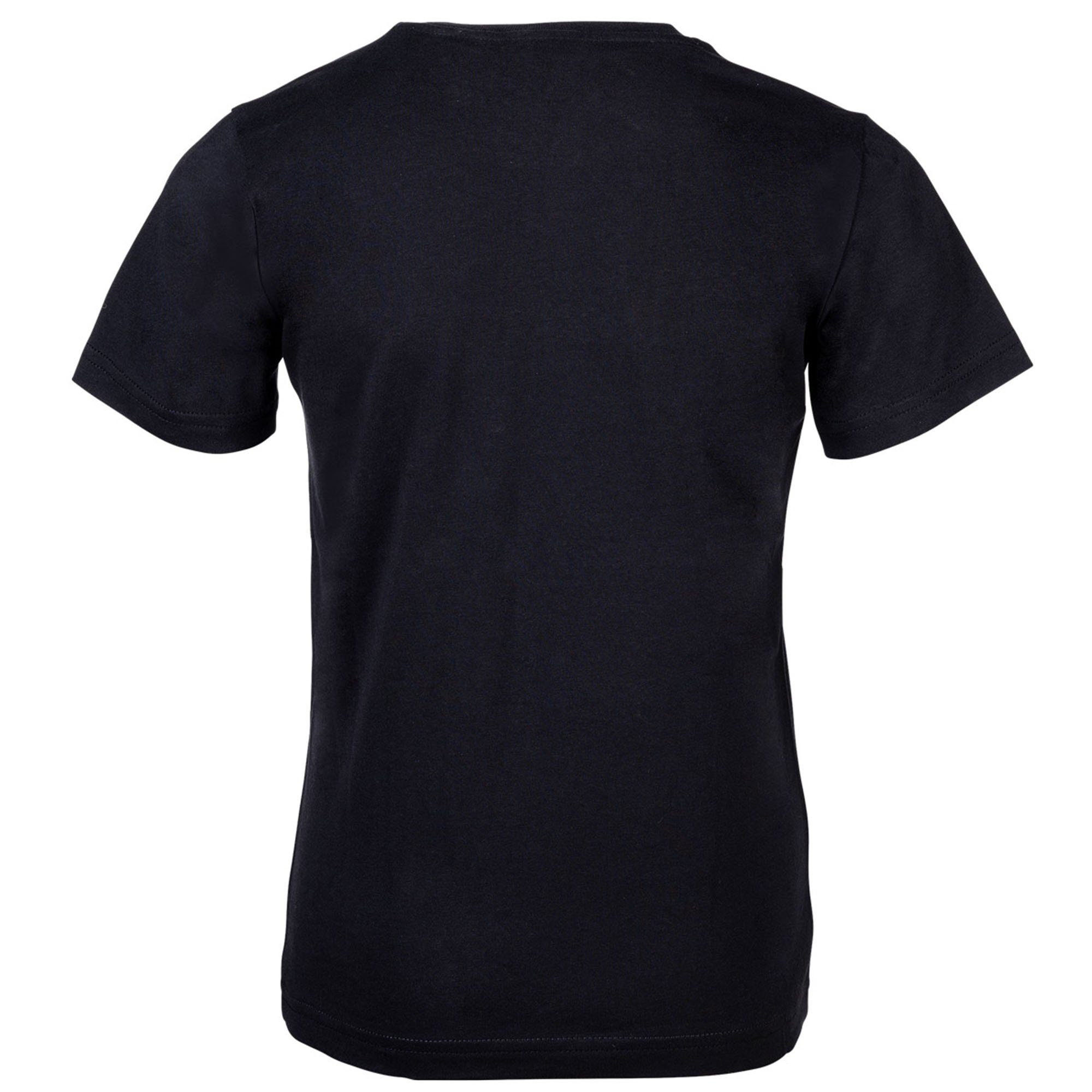 T-Shirt Kinder Unisex Schwarz T-Shirt - Crewneck, Rundhals Champion