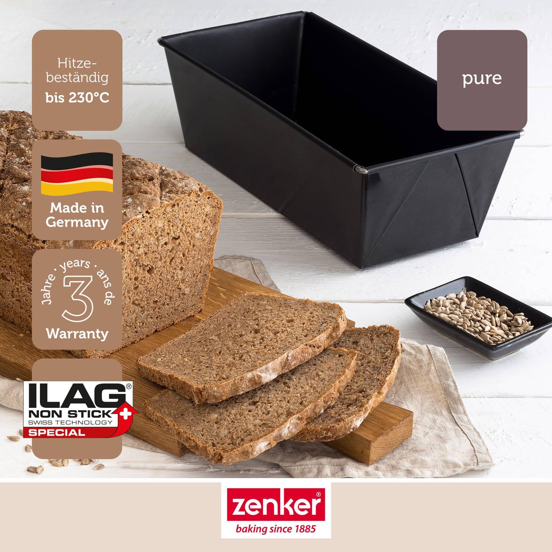 Zenker Brotbackform Universal-Brotbackform ausziehbar