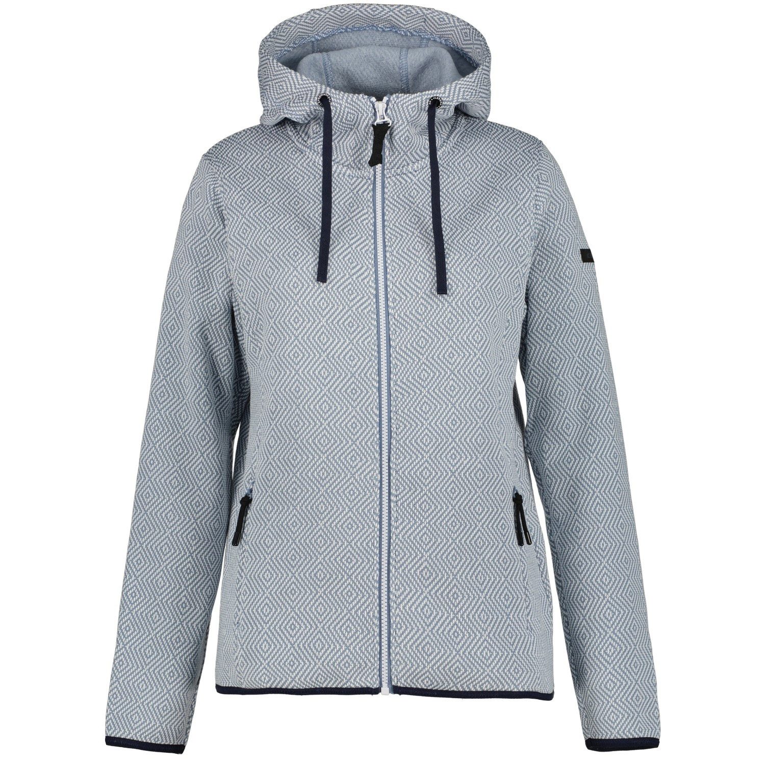 Icepeak Strickfleecejacke Auen Midlayer mit Kapuze