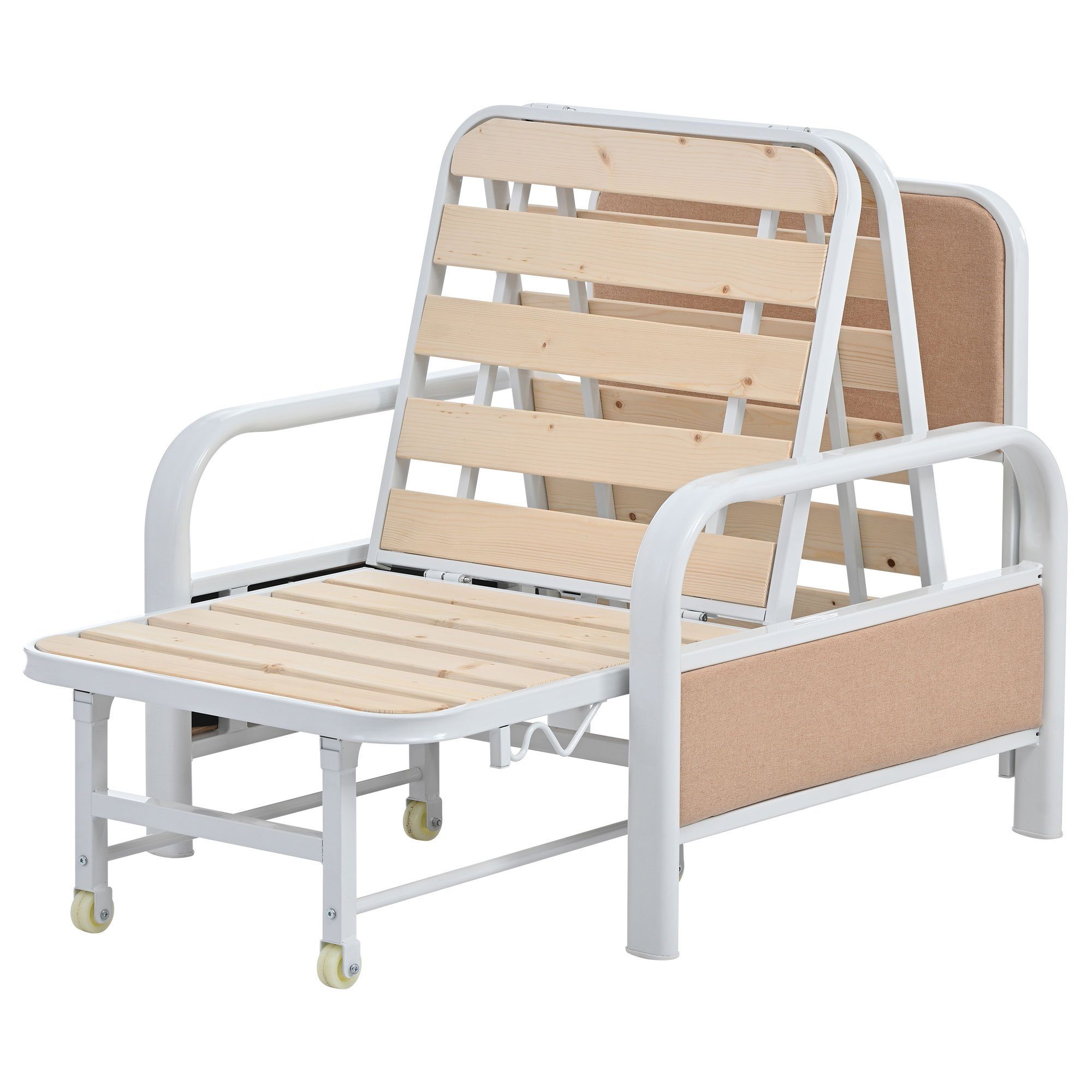 Relaxsessel (2-in-1 Schlafsessel Schlafsofa), Loungesessel mit Schlaffunktion, belastbar bis 150kg, verstellbar