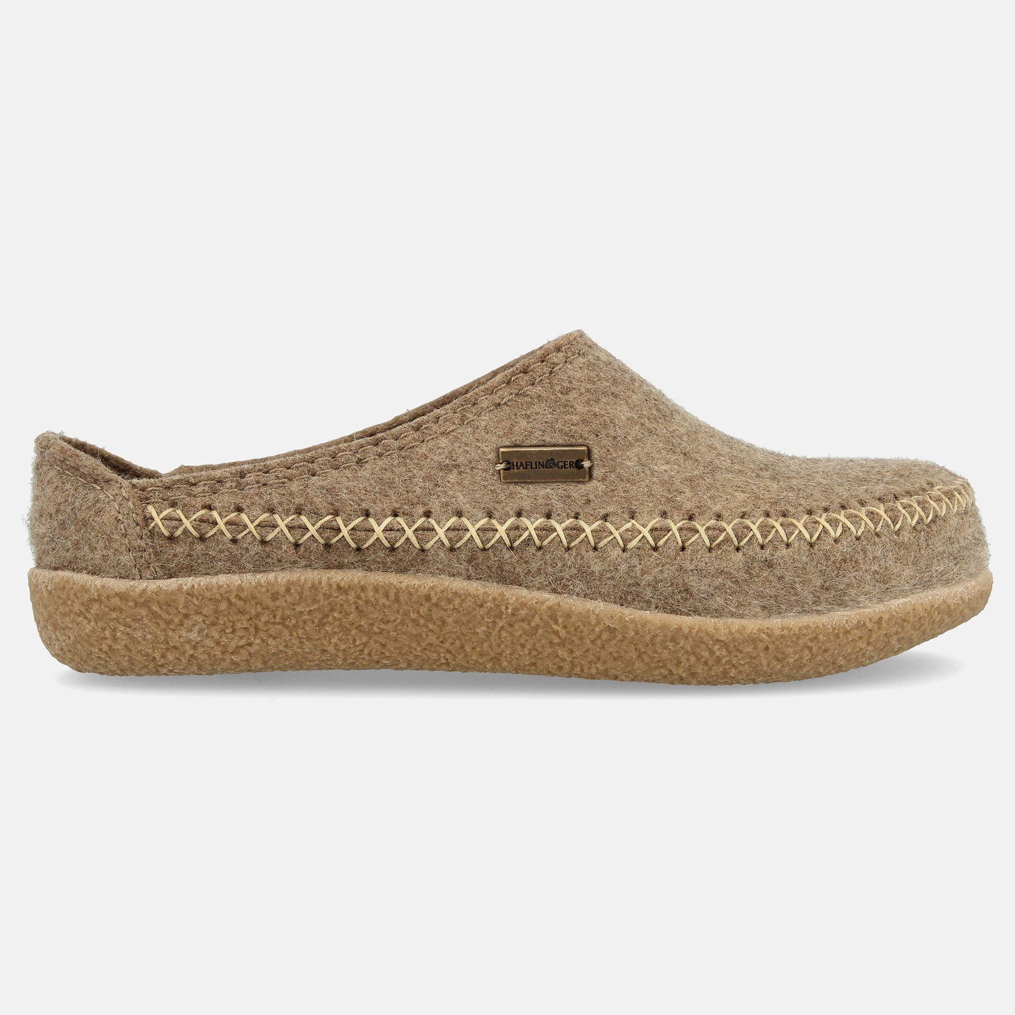 Haflinger Blizzard Credo Filzpantoffel mit Gummisohle Hausschuh Hausschuh