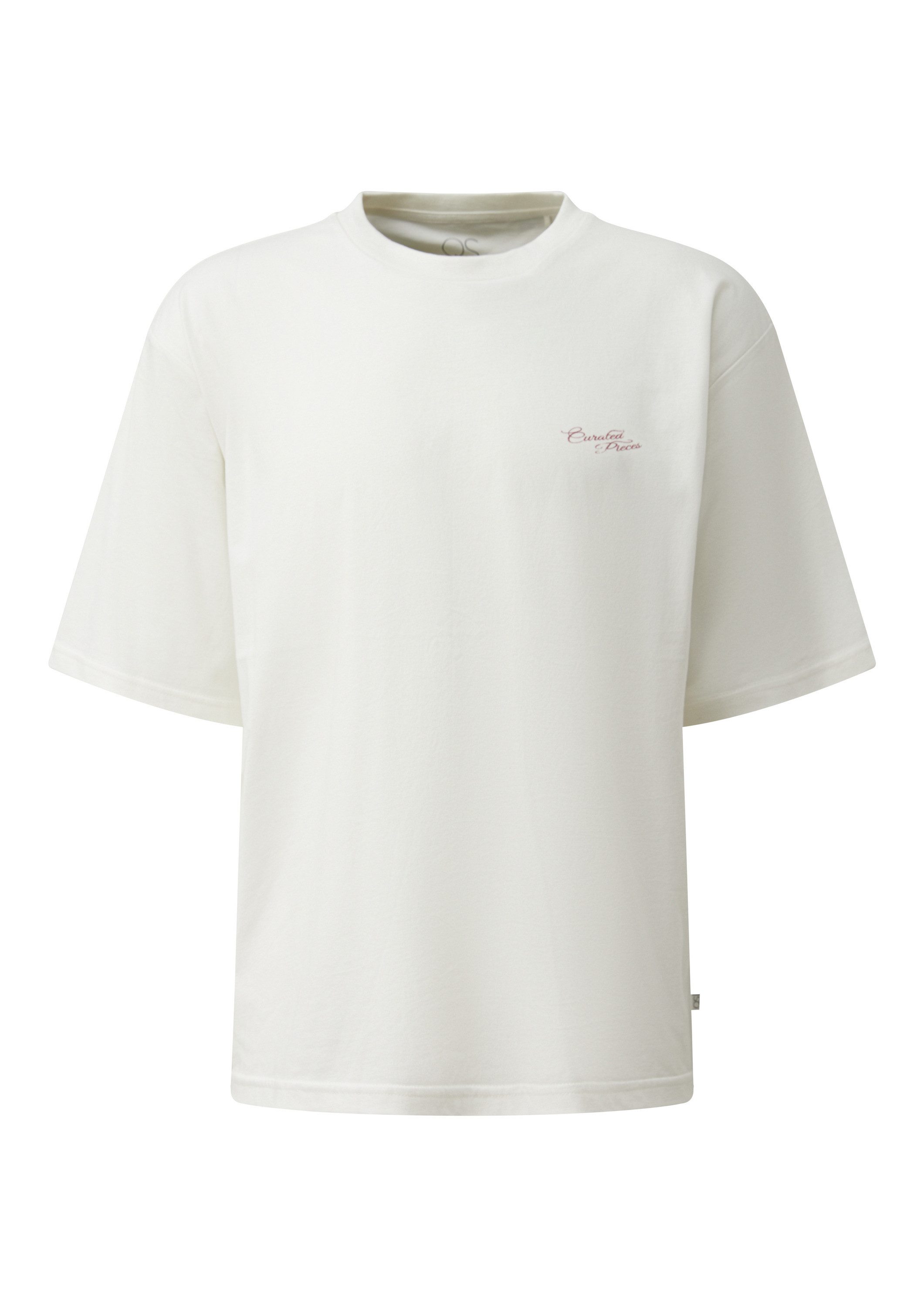 QS Kurzarmshirt T-Shirt T-Shirt mit Print im Relaxed Fit