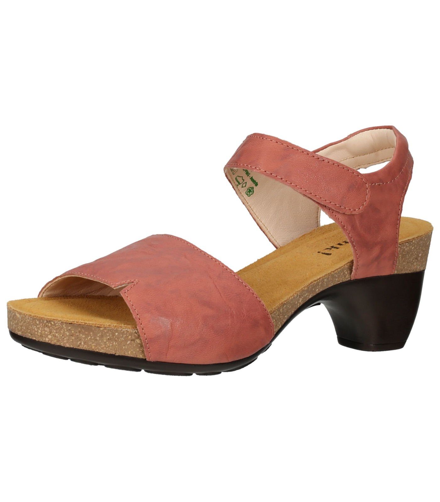 Think! Sandalen Leder Riemchensandalette Coral