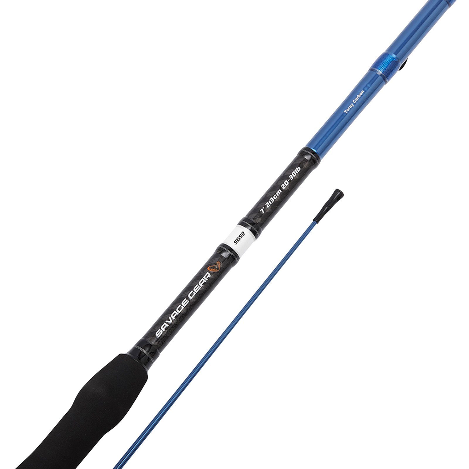 Savage Gear Spinnrute, (2-tlg), Savage Gear SGs2 Inline Boat Game 2,36m MF 150-400g XH 20-30Lb 2Se Inlinerute Bootsrute