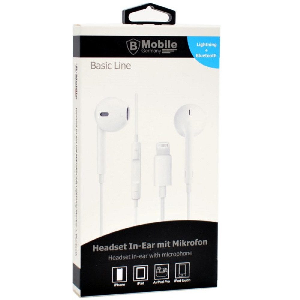 COFI 1453 Headset mit iPhone-Anschluss + Bluetooth - (BASIC LINE) In-Ear-Kopfhörer