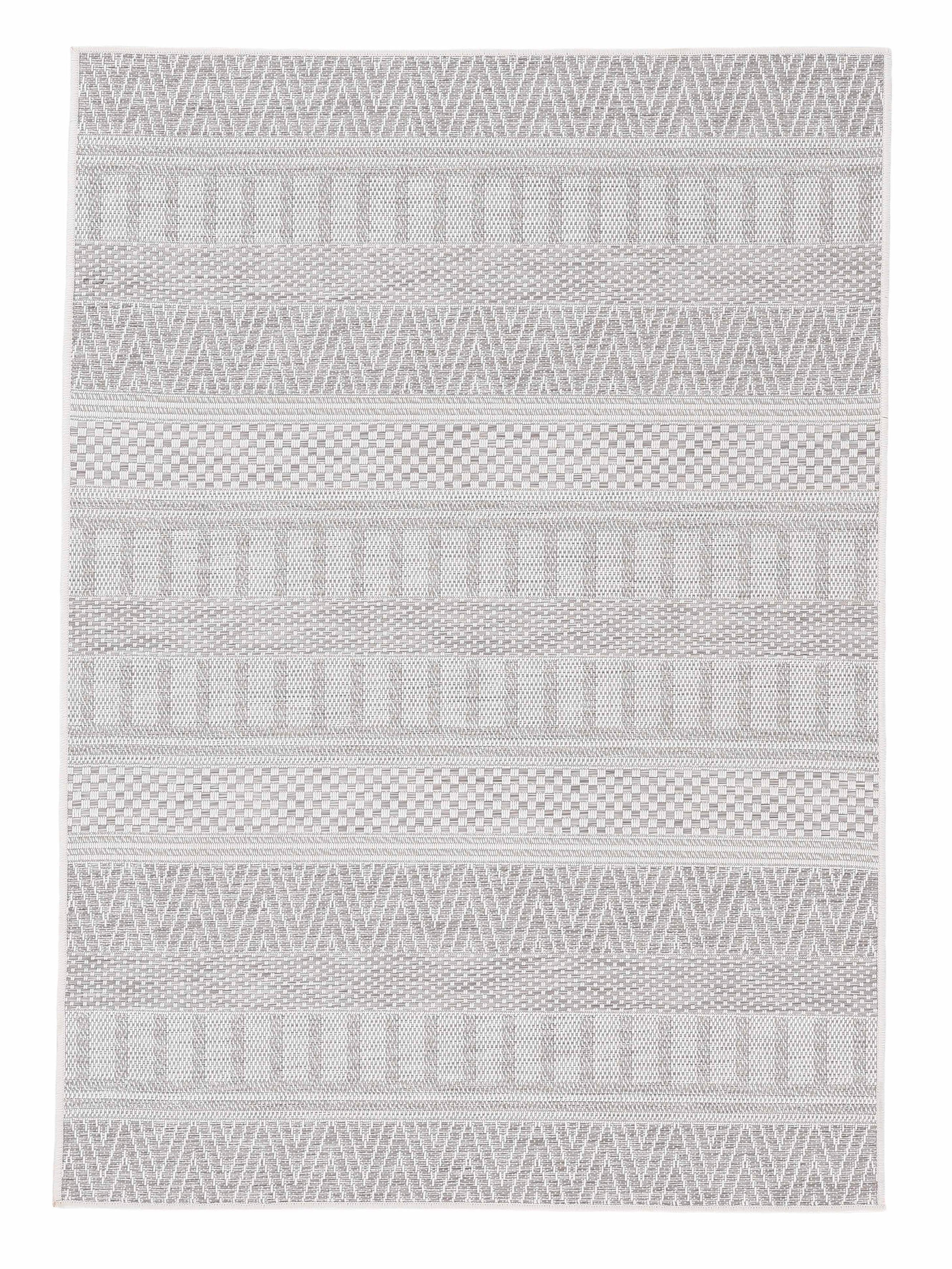 Teppich Boho 100, carpetfine, rechteckig, Höhe: 4 mm, robustes Flachgewebe, Sisal  Optik, UV-beständig, Außenbereich