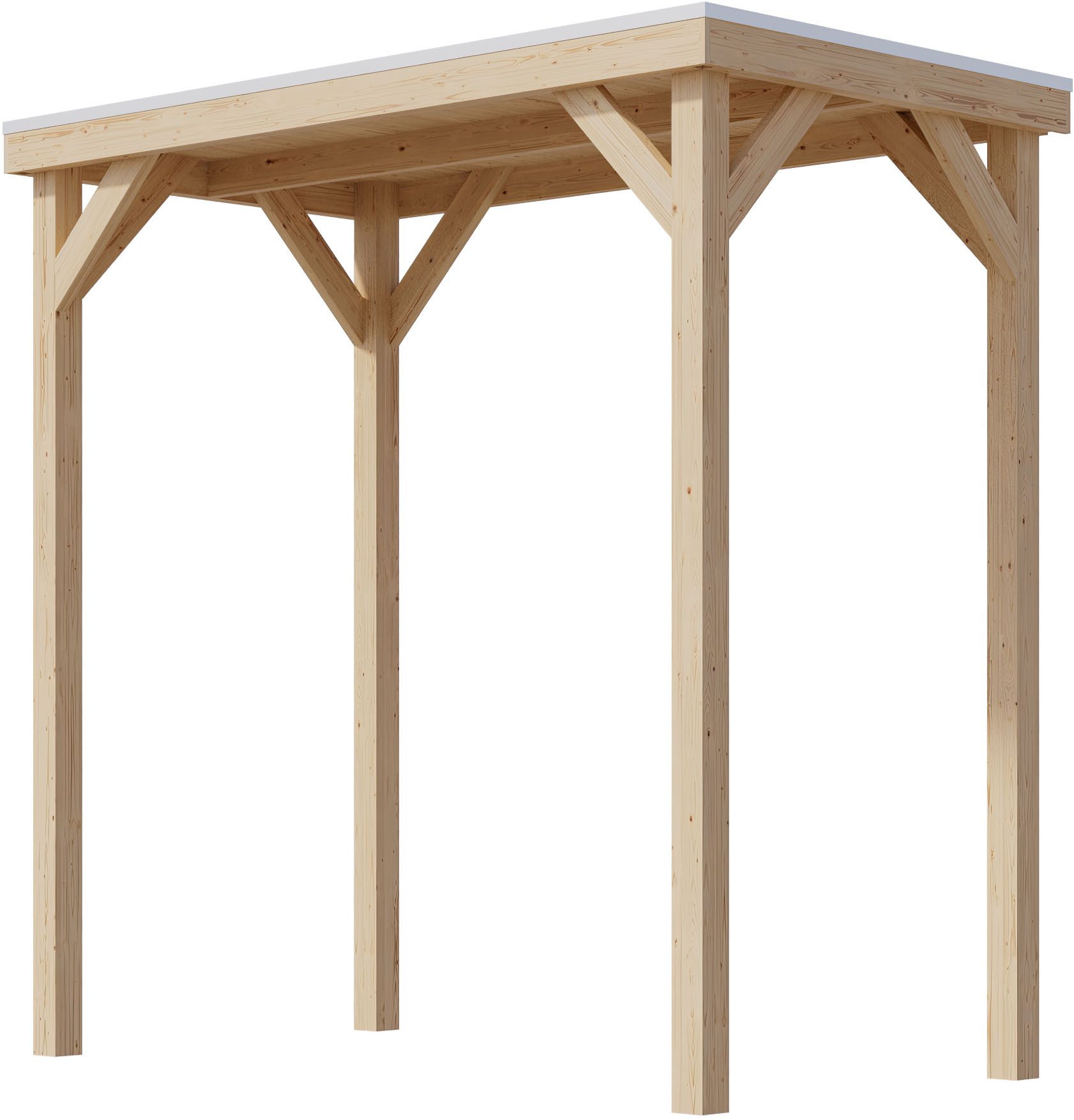 Karibu Holzpavillon Quadratus, verschiedene Größen