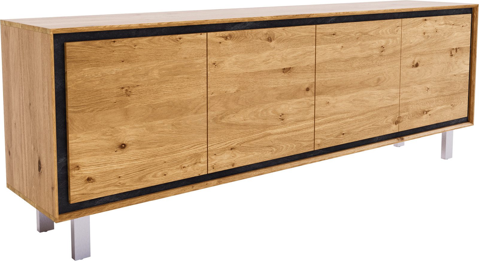 DELIFE Sideboard Stonegrace, Eiche Natur 200 günstig online kaufen