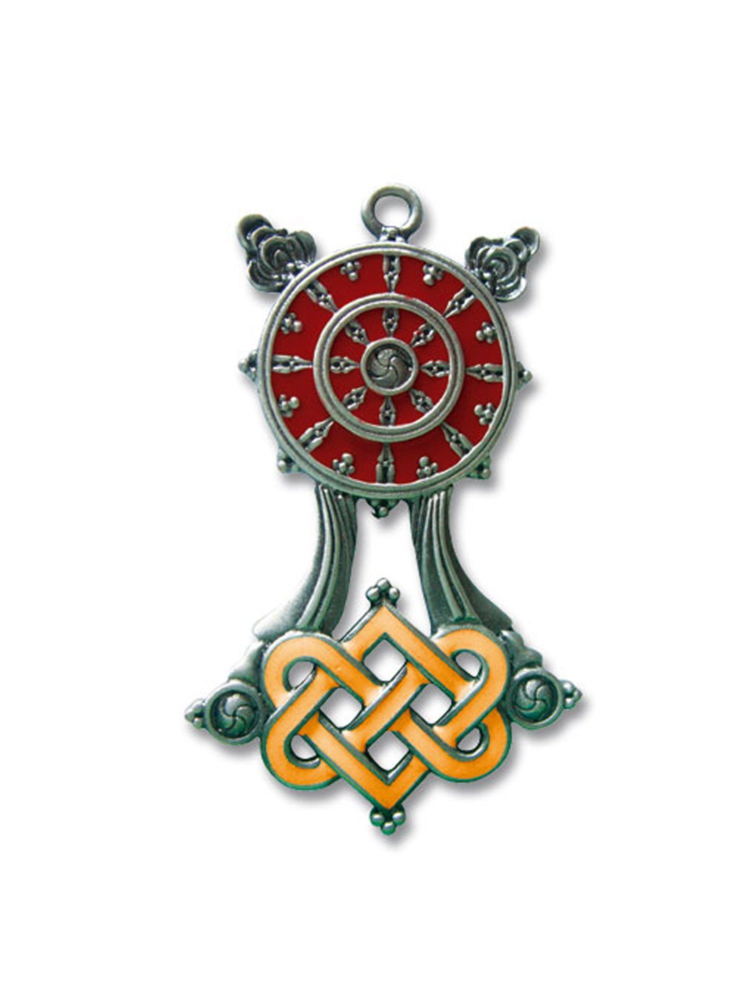 Damen Schmuck Adelia´s Amulett Briar Dharma Talisman, Buddhistisches Rad - Persönliche Entwicklung