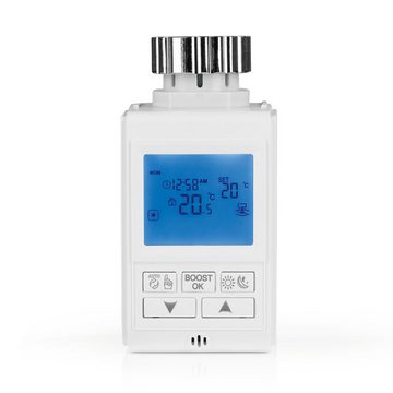 EASYmaxx Heizkörperthermostat Digital & Energiesparen, Individuell programmierbar, 5 Modi, flexibel einstellbar