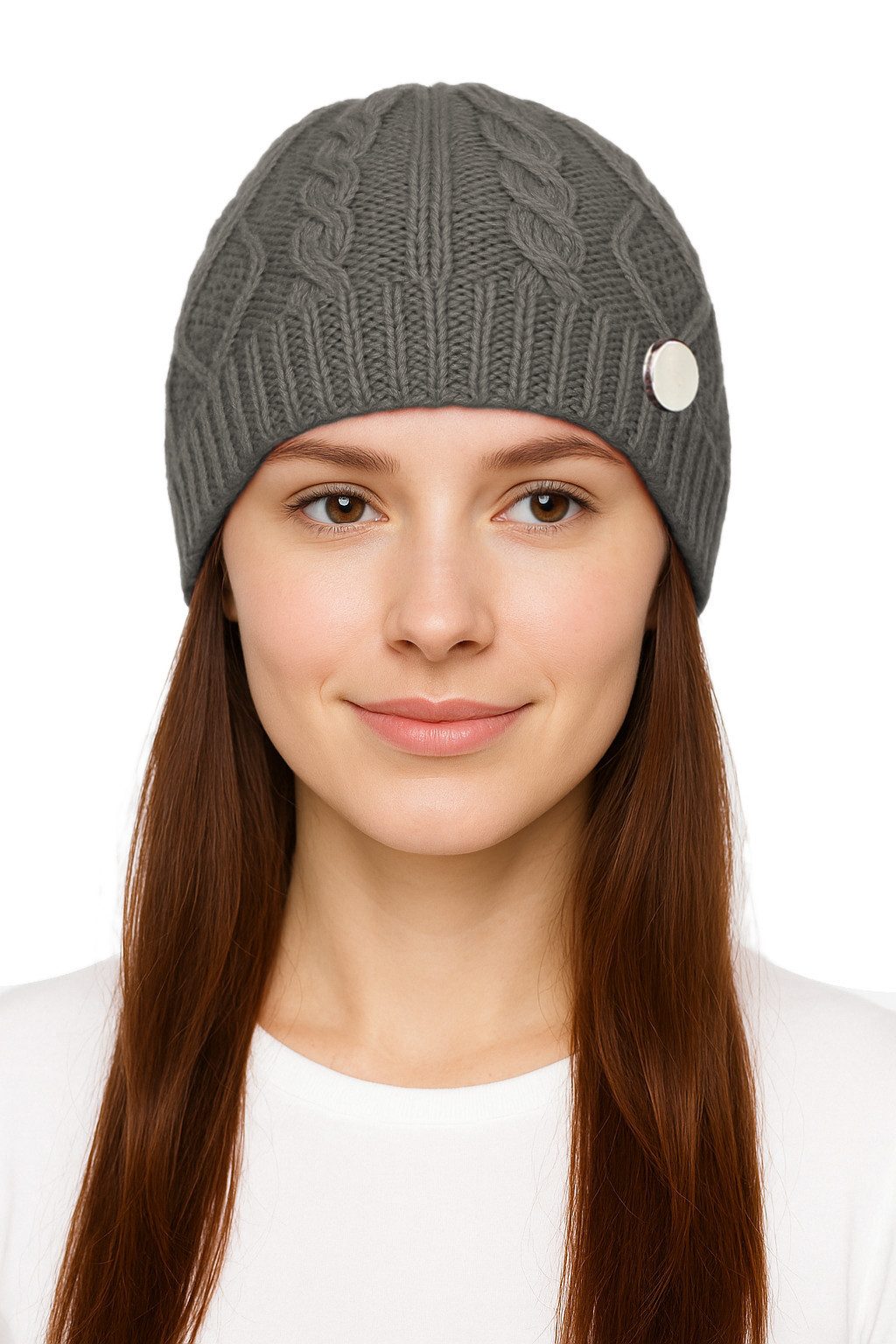 dy_mode Strickmütze Damen Strickbeanie mit Zopfmuster günstig online kaufen