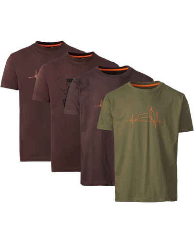 Parforce T-Shirt 4er Set Bock-Keiler-T-Shirts