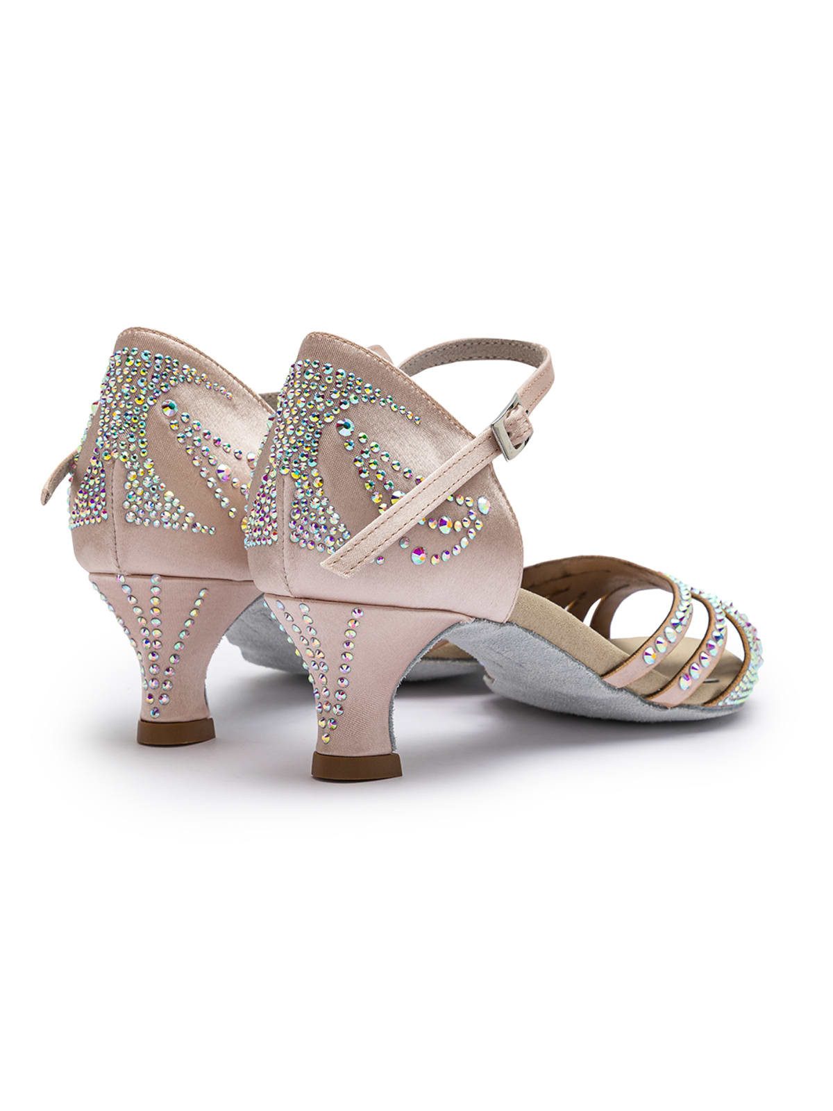 Dancing Queens Sparkle Shine Tanzschuhe - Absatz 5.0 cm flare Sandalette Tanzschuh 5 cm Absatz: Salsa, Bachata, Kizomba, Zumba
