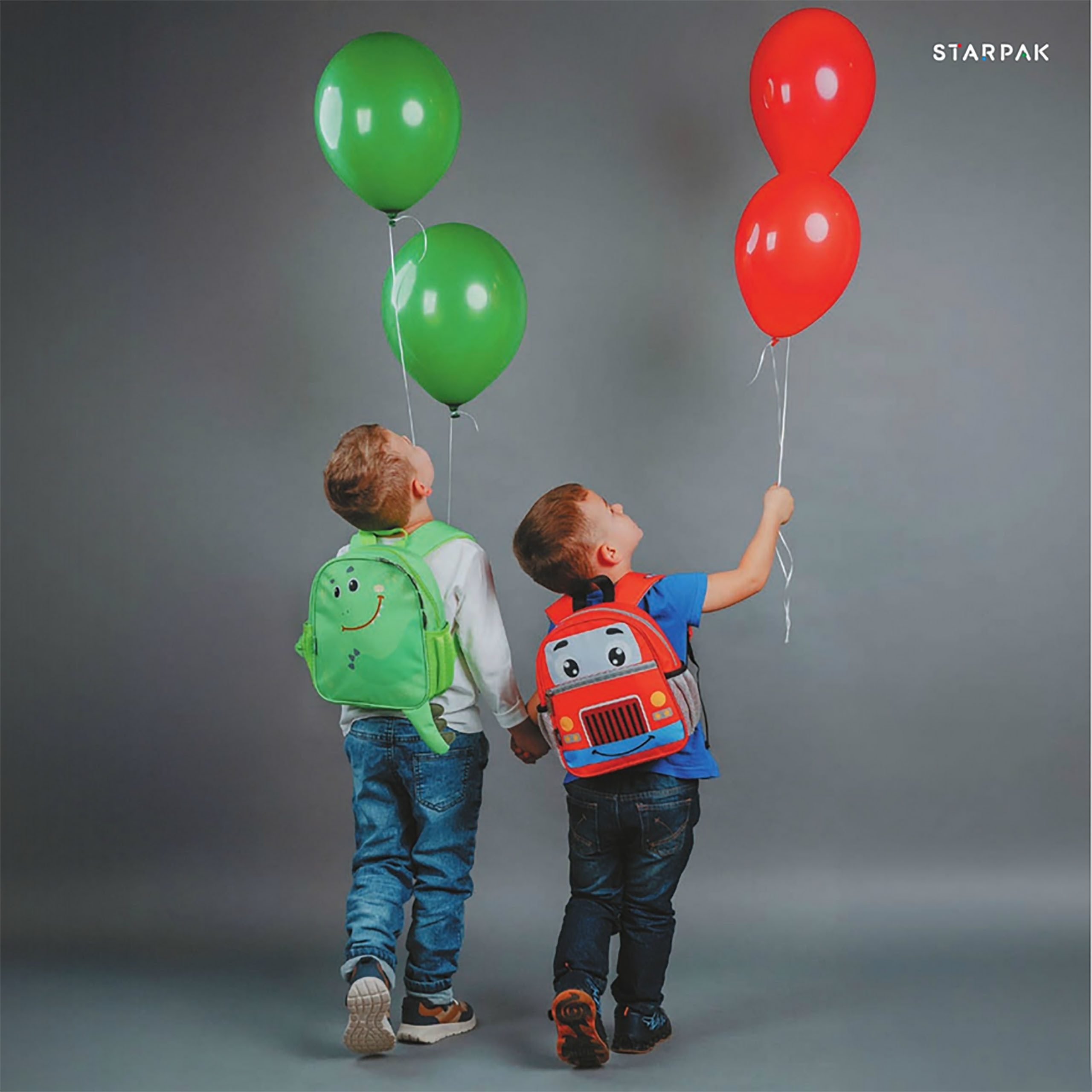 Sarcia.eu Schulrucksack Dinosaurier Vorschulrucksack für Jungen mit Reflektoren 29x23x8 cm