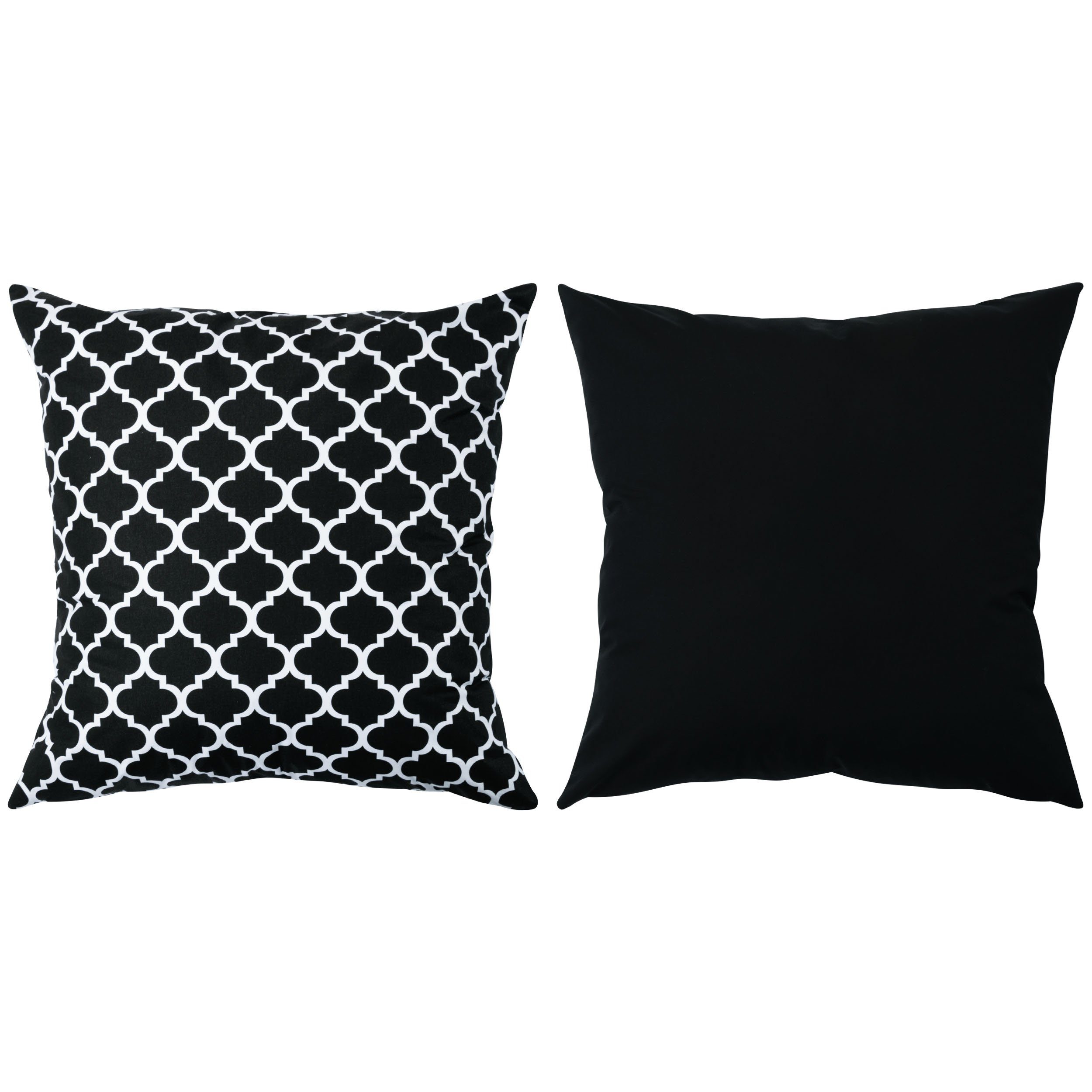 Amilian Dekokissen 2er Set - Dekokissen mit Füllung- 80x80 cm - Deko Kissen. € 24,99