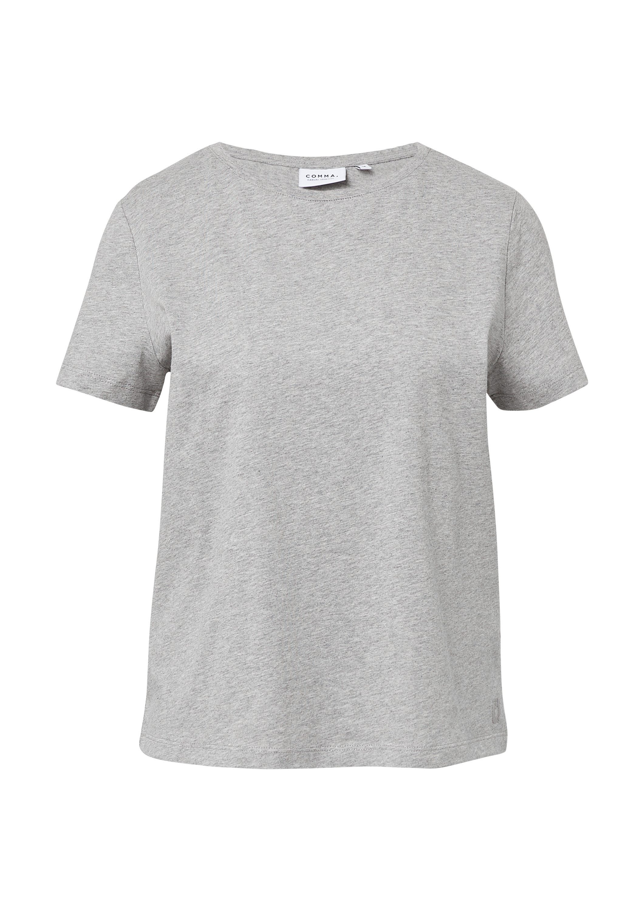 comma Kurzarmshirt T-Shirt T-Shirt aus Baumwolle günstig online kaufen