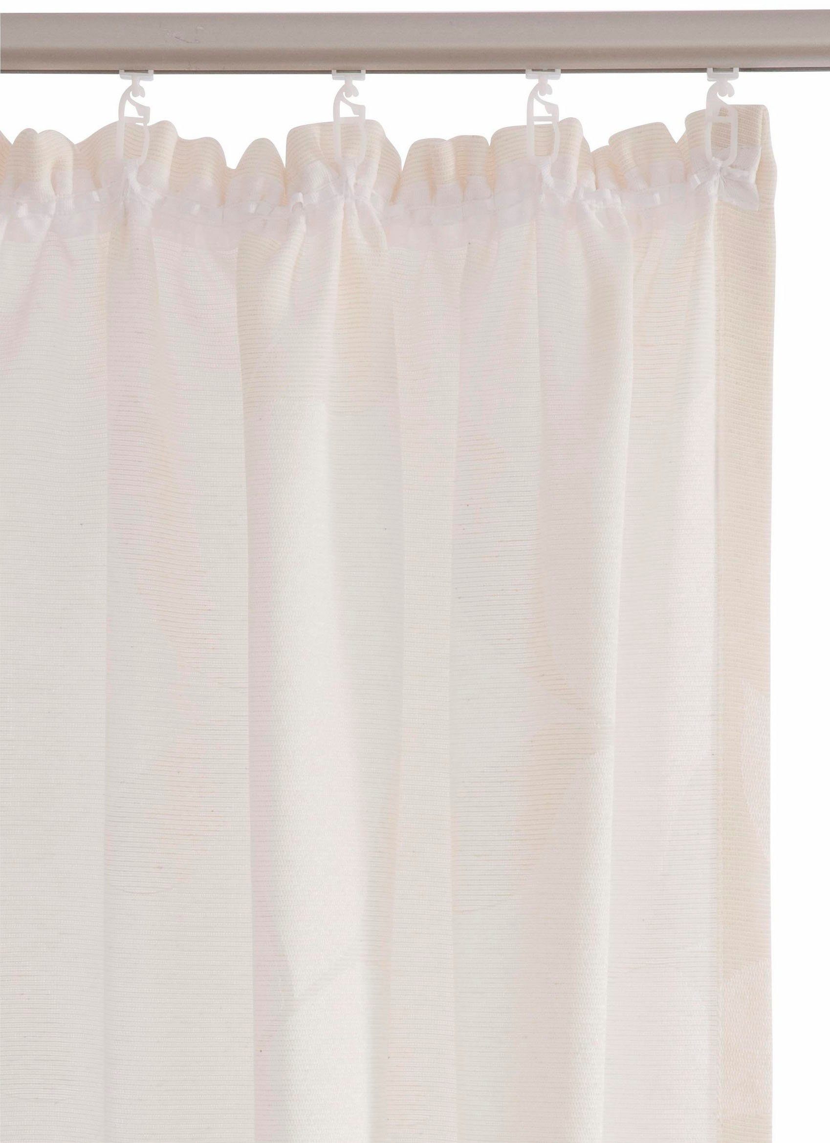 Wirth Vorhang Zöpritz (1 St), Kräuselband, blickdicht, Jacquard