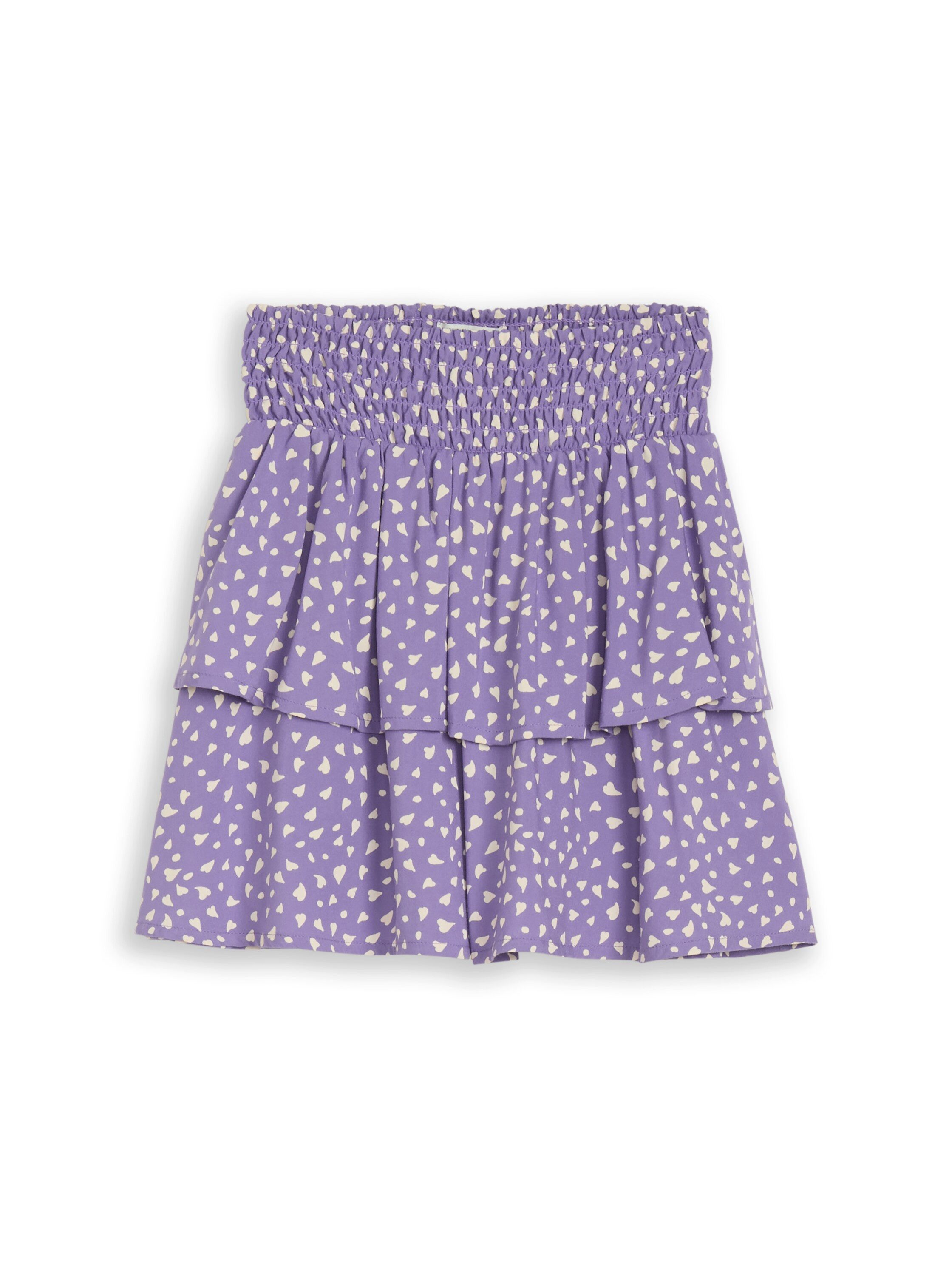 TOM TAILOR Volantrock mit Allover-Floralmuster