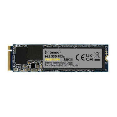 Intenso »SSD 250GB Premium M.2 PCIe« SSD-Festplatte, 250GB, M.2 PCIe