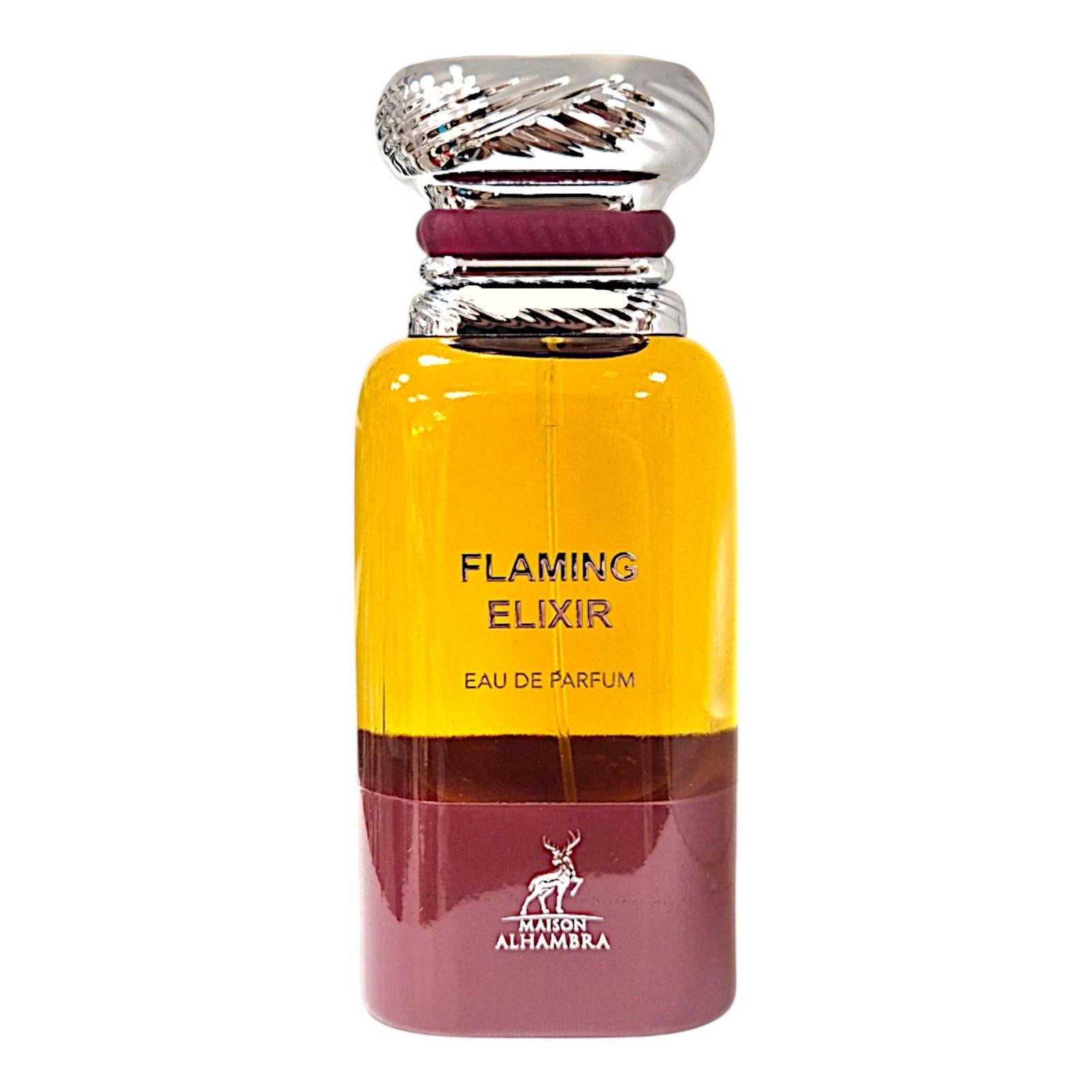 Maison Alhambra Duft-Set Flaming Elixir Eau de Parfum 80ml + Parfümzerstäuber (leer) Set