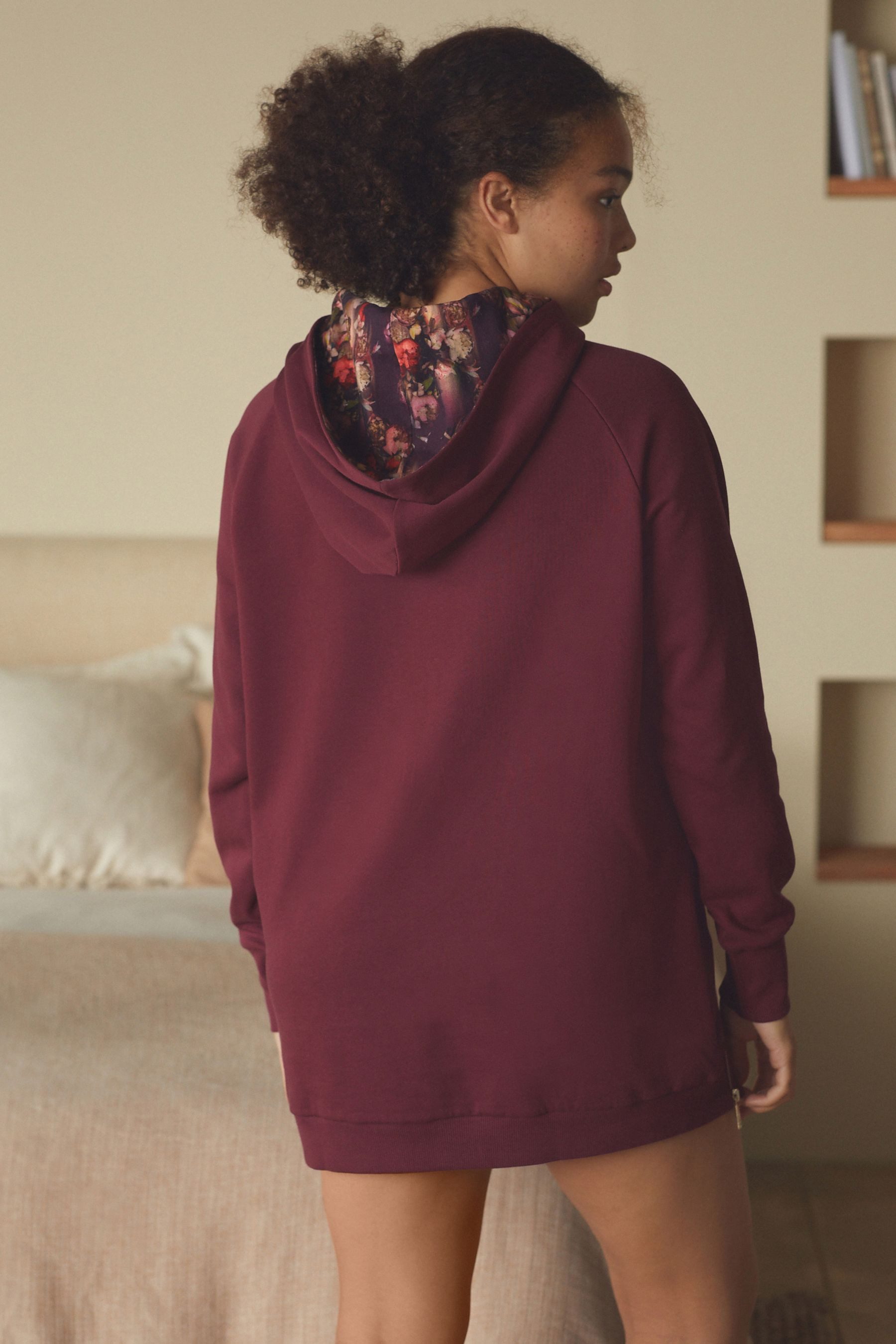 B by Ted Baker Kapuzensweatshirt B by Ted Baker Langes Hoodie (1-tlg) günstig online kaufen