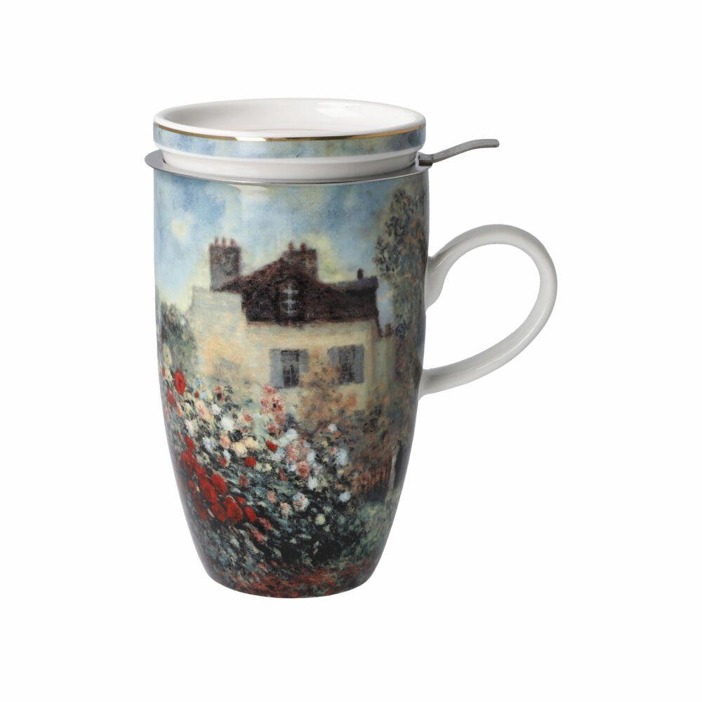 Goebel Tasse Teetasse Claude Monet - Das Künstlerhaus, Fine Bone China, Metall