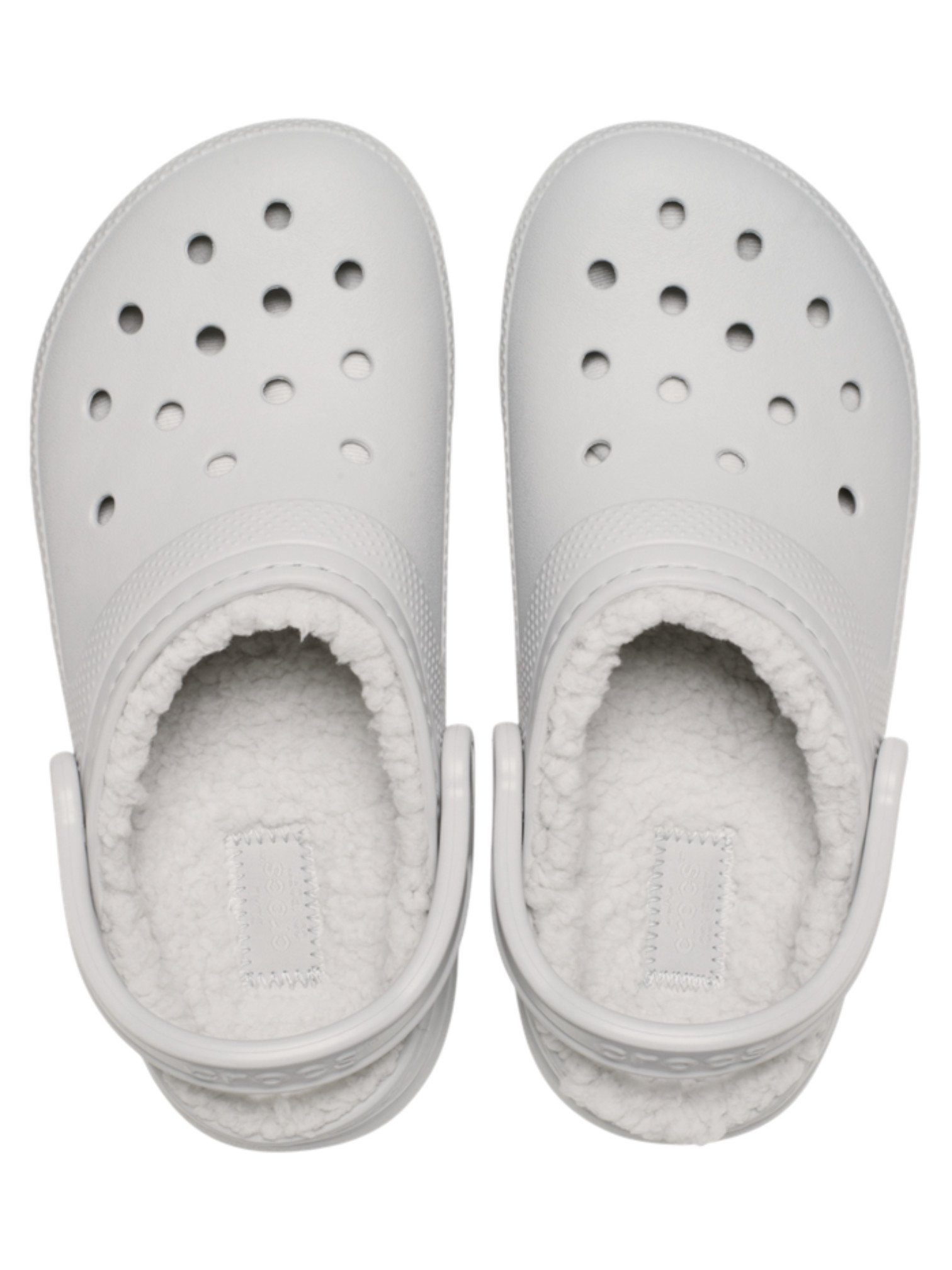 Crocs Sandale Classic Lined Clog (mit Innenfutter) beige/weiss - 1 Paar Badeschuh