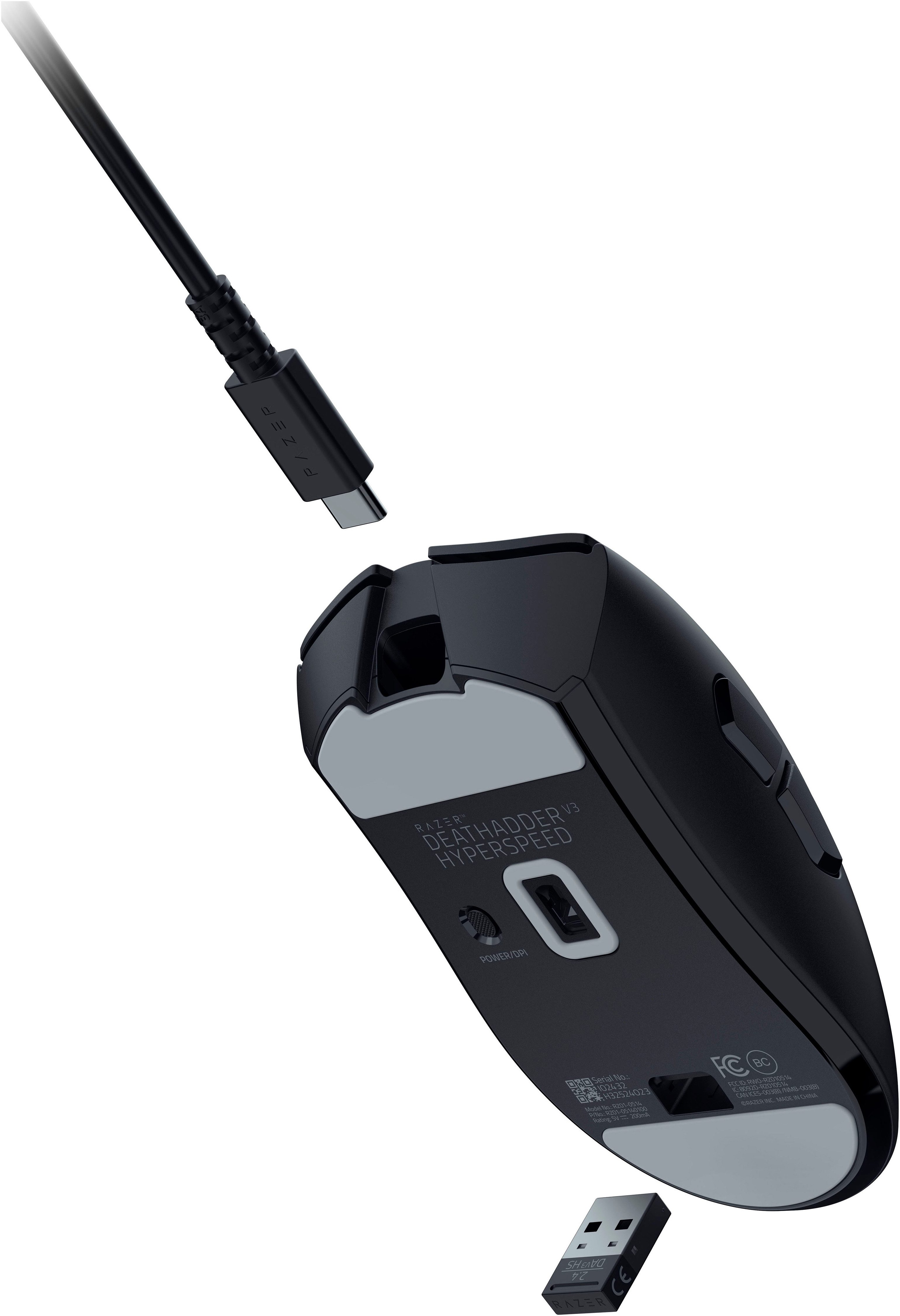 RAZER DeathAdder V3 HyperSpeed Gaming-Maus (Funk)