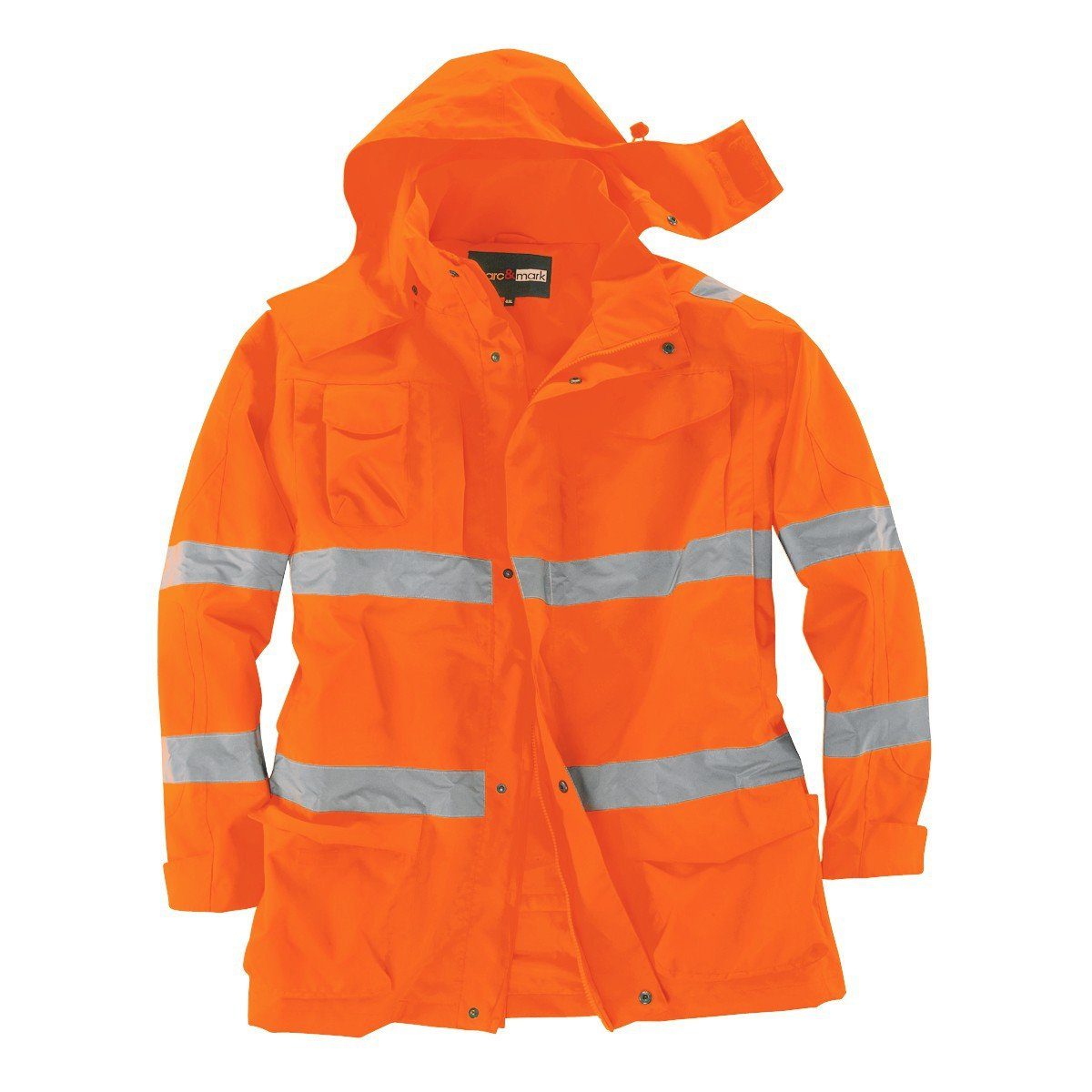 marc & mark Arbeitsjacke Marc&Mark by Abraxas Warnschutzjacke XXL orange