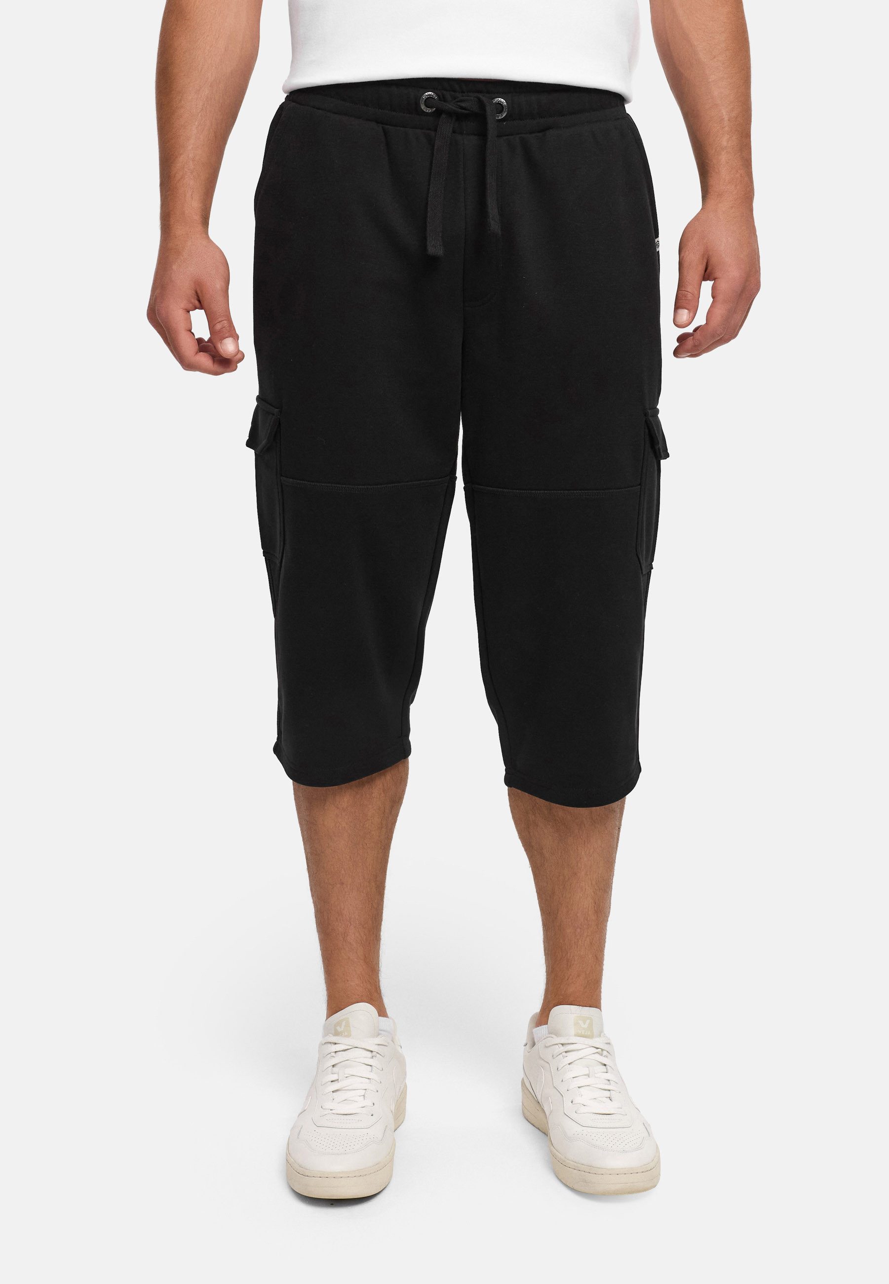 INDICODE Sweatshorts Herren Sweatshorts INKyton Herrenshorts mit Tunnelzug und Cargotaschen
