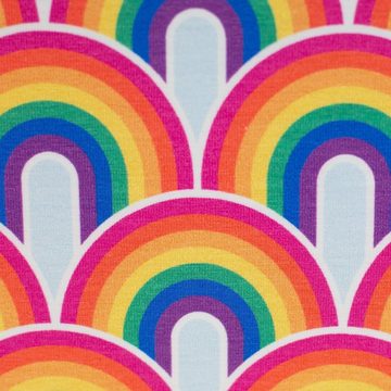 Swafing Stoff Baumwolljersey - Rainbows bunt by lycklig design -