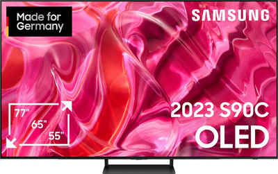Samsung GQ55S90CAT LED-Fernseher (138 cm/55 Zoll, Smart-TV, Gaming Hub, LaserSlim Design, Neural Quantum Prozessor 4K, Samsung OLED, Smart Hub & Gaming Hub)