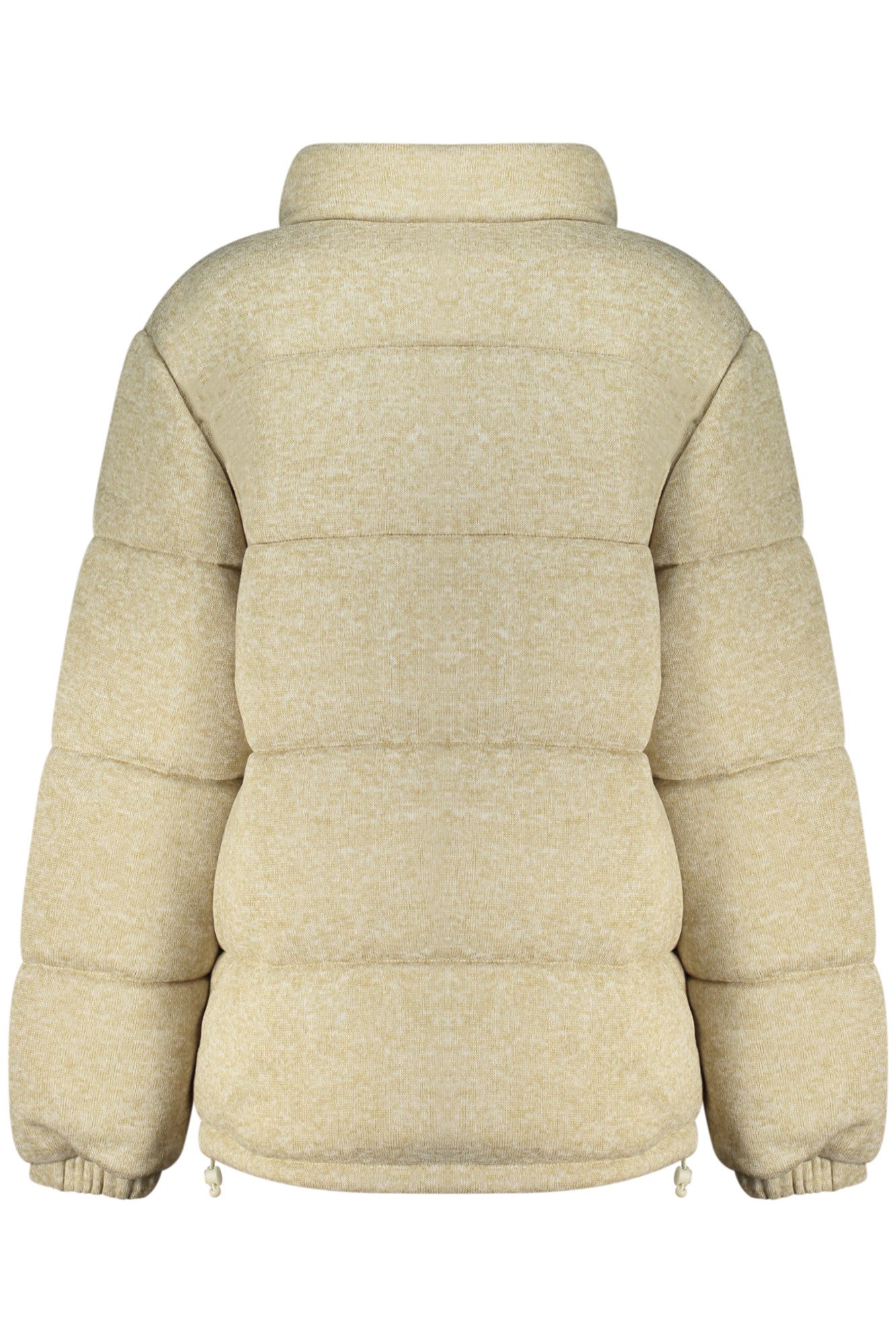GUESS JEANS Outdoorjacke Beige Damenjacke aus recycelten Fasern mit vielseitigen Taschen