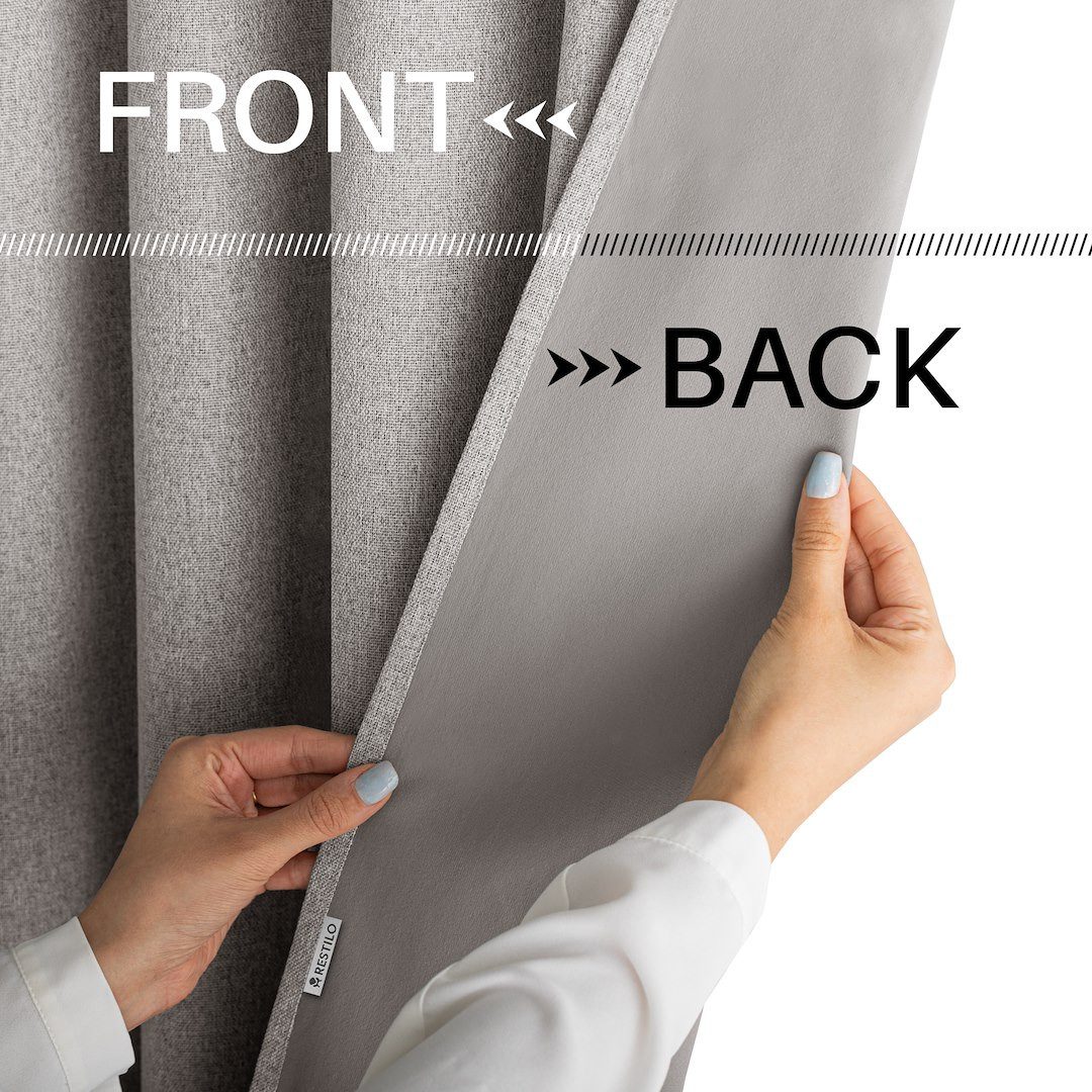 Restilo Gardine Gardine Kräuselband Multifunktionsband Verdunklungsvorhang günstig online kaufen