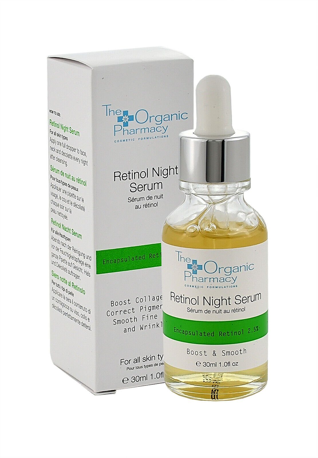 The Organic RETINOL Gesichtsserum NIGHT SERUM 30 PHARMACY Pharmacy THE ORGANIC ML