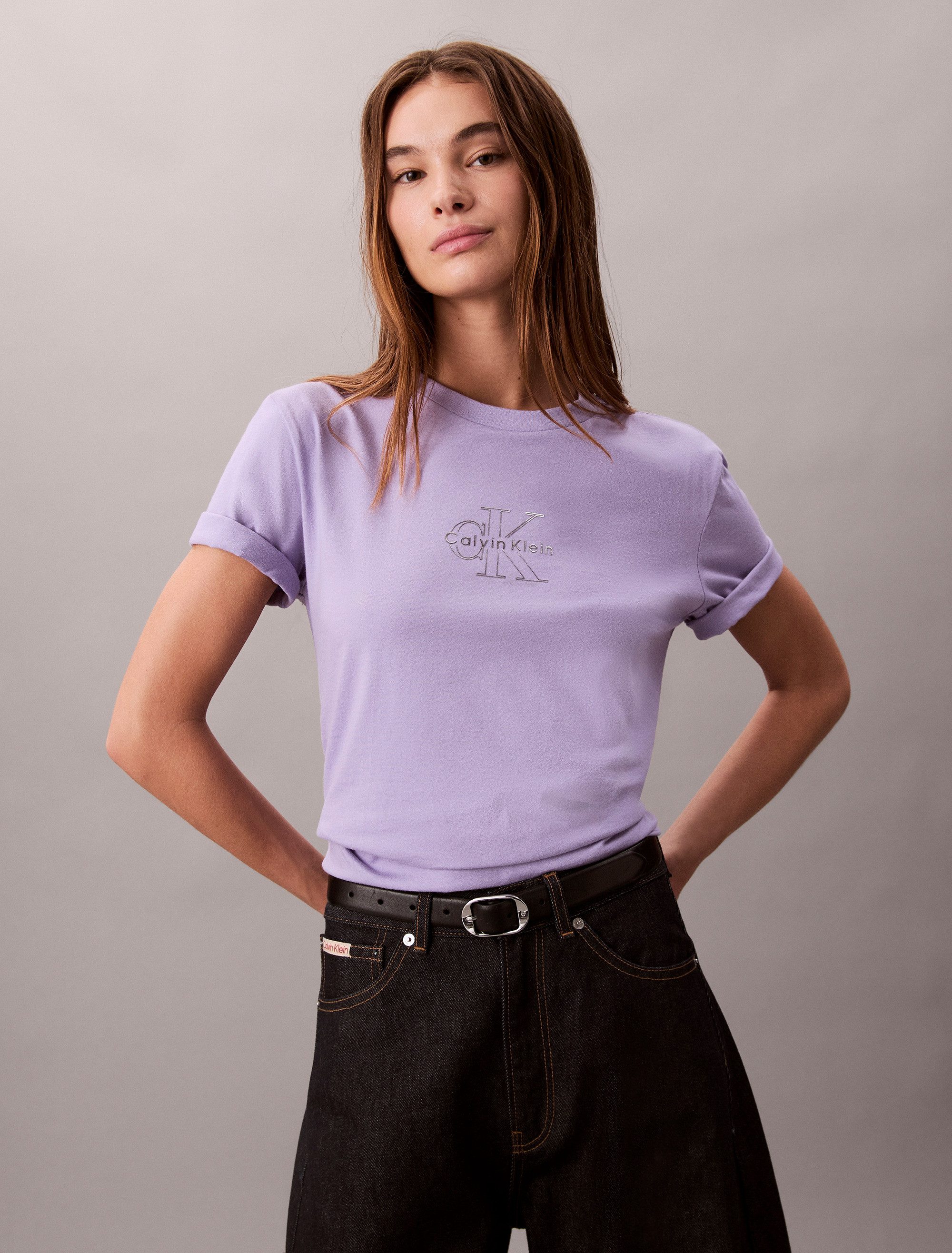 Calvin Klein Jeans T-Shirt SS CLASSIC FOIL MONOLOGO TEE Mit Metallic-Logo günstig online kaufen