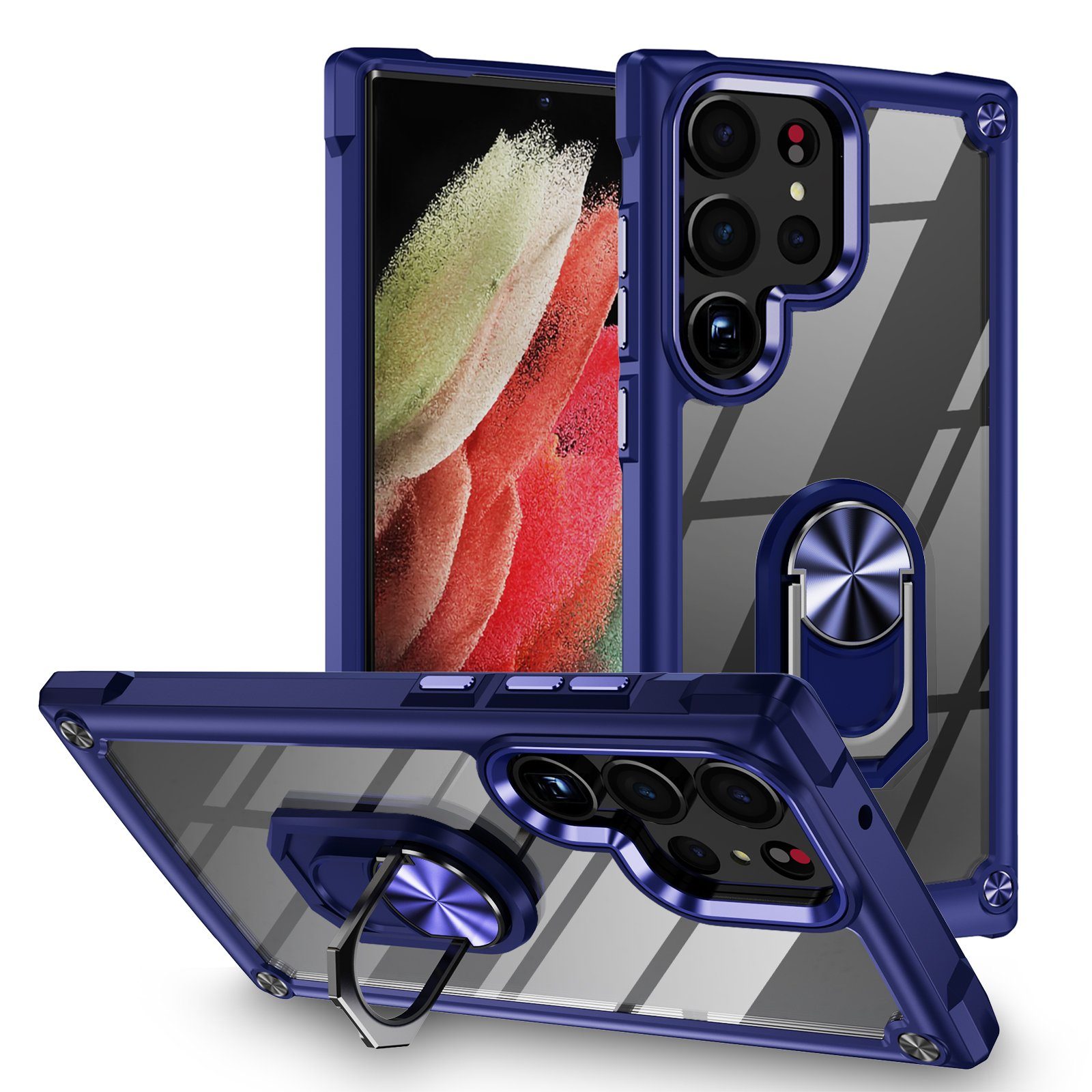 Handyhülle High Tech Handy Cover Hülle für Samsung Galaxy S22 Ultra