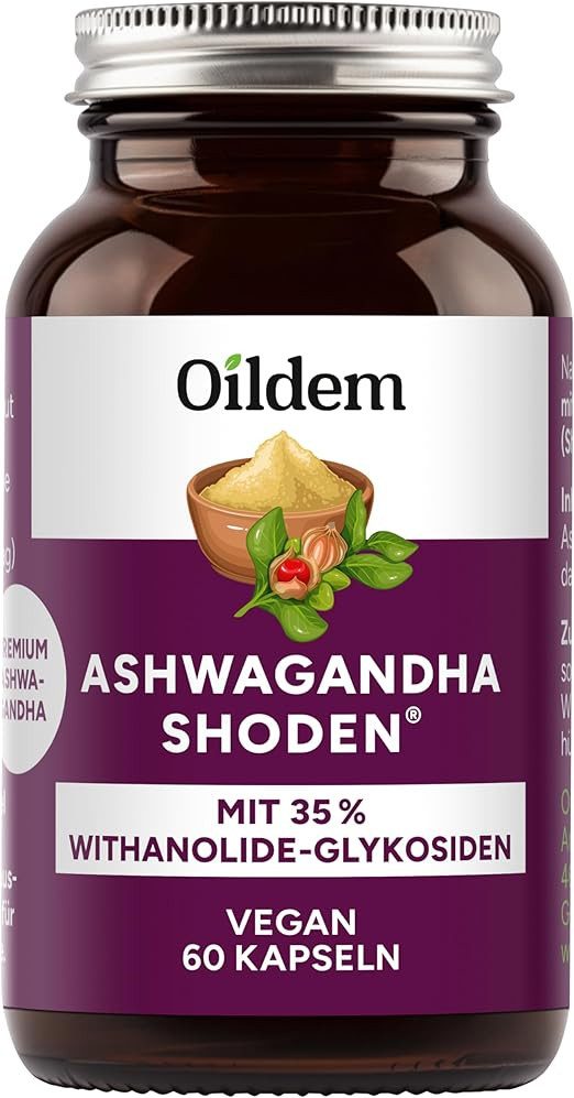 Oildem Ashwagandha Shoden - Premiumrohstoff Kapseln