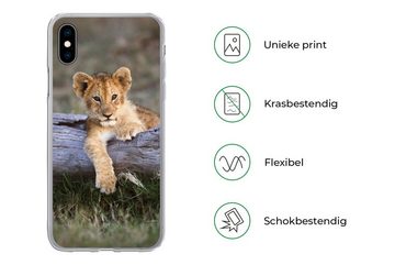 MuchoWow Handyhülle Jungtier - Tier - Natur, Handyhülle Apple iPhone Xs, Smartphone-Bumper, Print, Handy