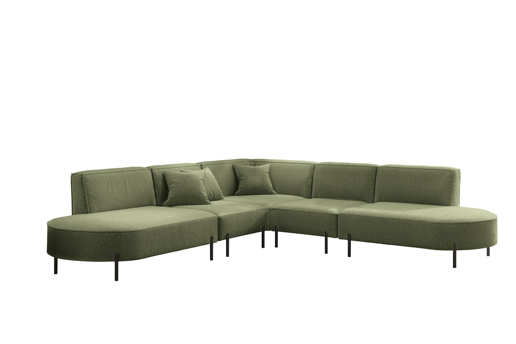 Fun Möbel Ecksofa Sofa VALENCIA Seite günstig online kaufen