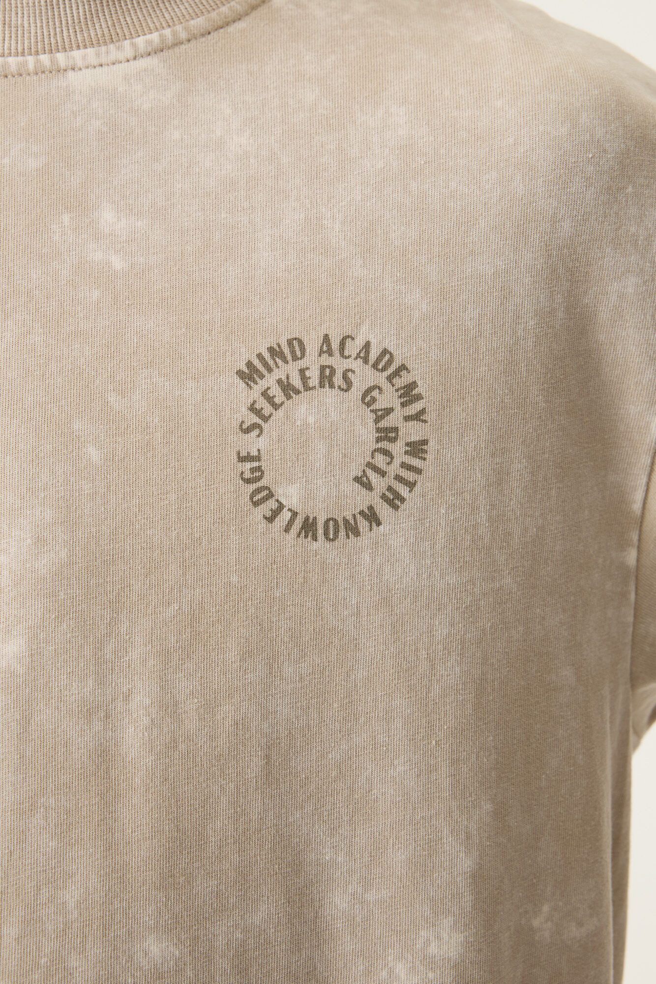Garcia T-Shirt im Batik-Look und Print, für Boys
