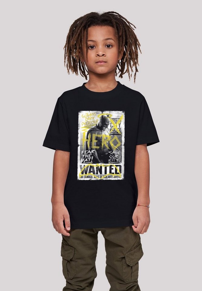Wanted Kinder,Premium F4NT4STIC Superman Comics Batman DC vs Poster Unisex Merch,Jungen,Mädchen,Bedruckt T-Shirt