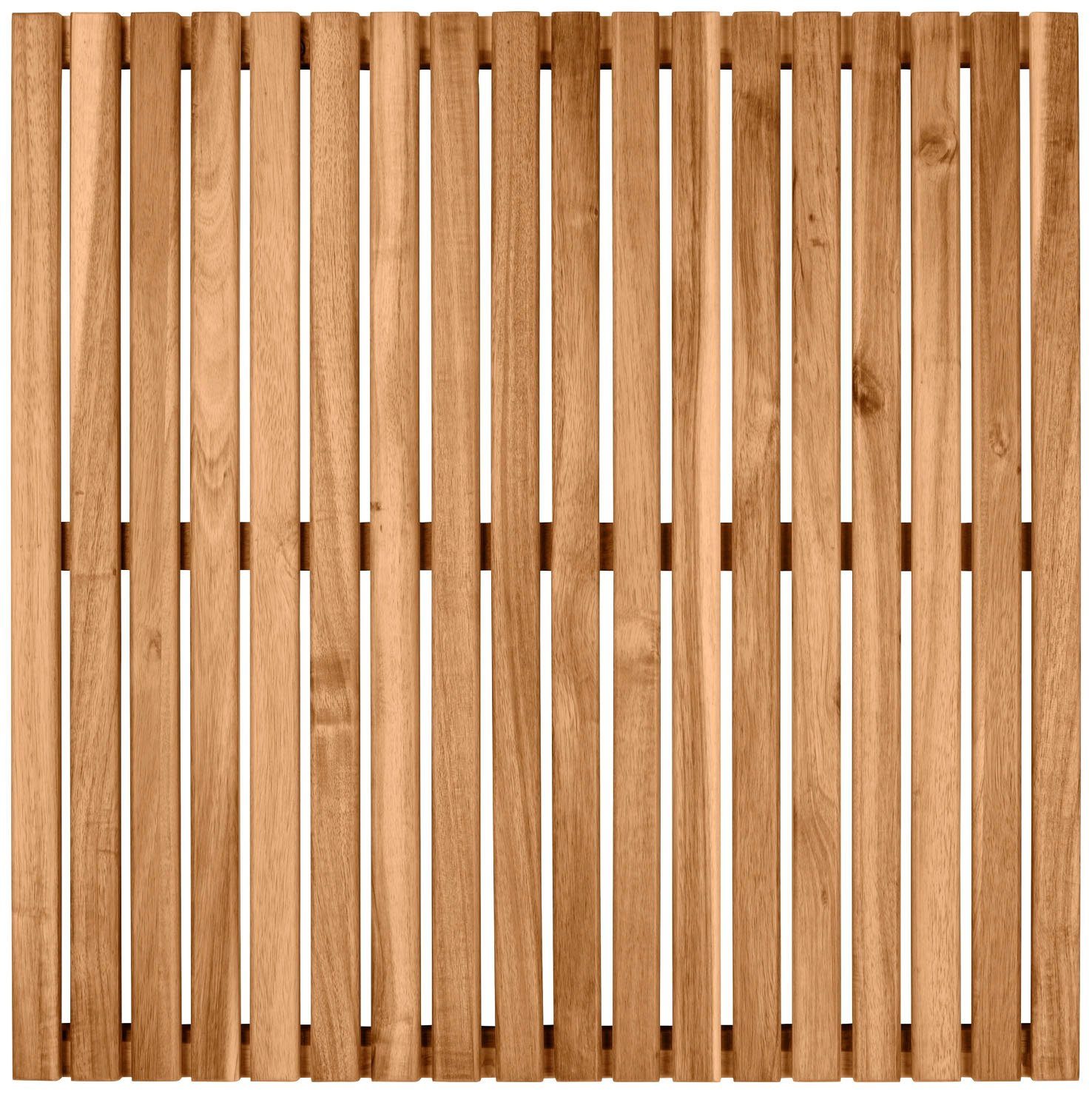 WENKO Saunabodenrost Acacia, Höhe 25 mm, rechteckig, BxL: 55 x 85 cm