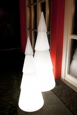 8 seasons design LED-Dekofigur 8 seasons - Motivleuchte Weihnachtsbaum Shining Tree rund 100 cm weiß