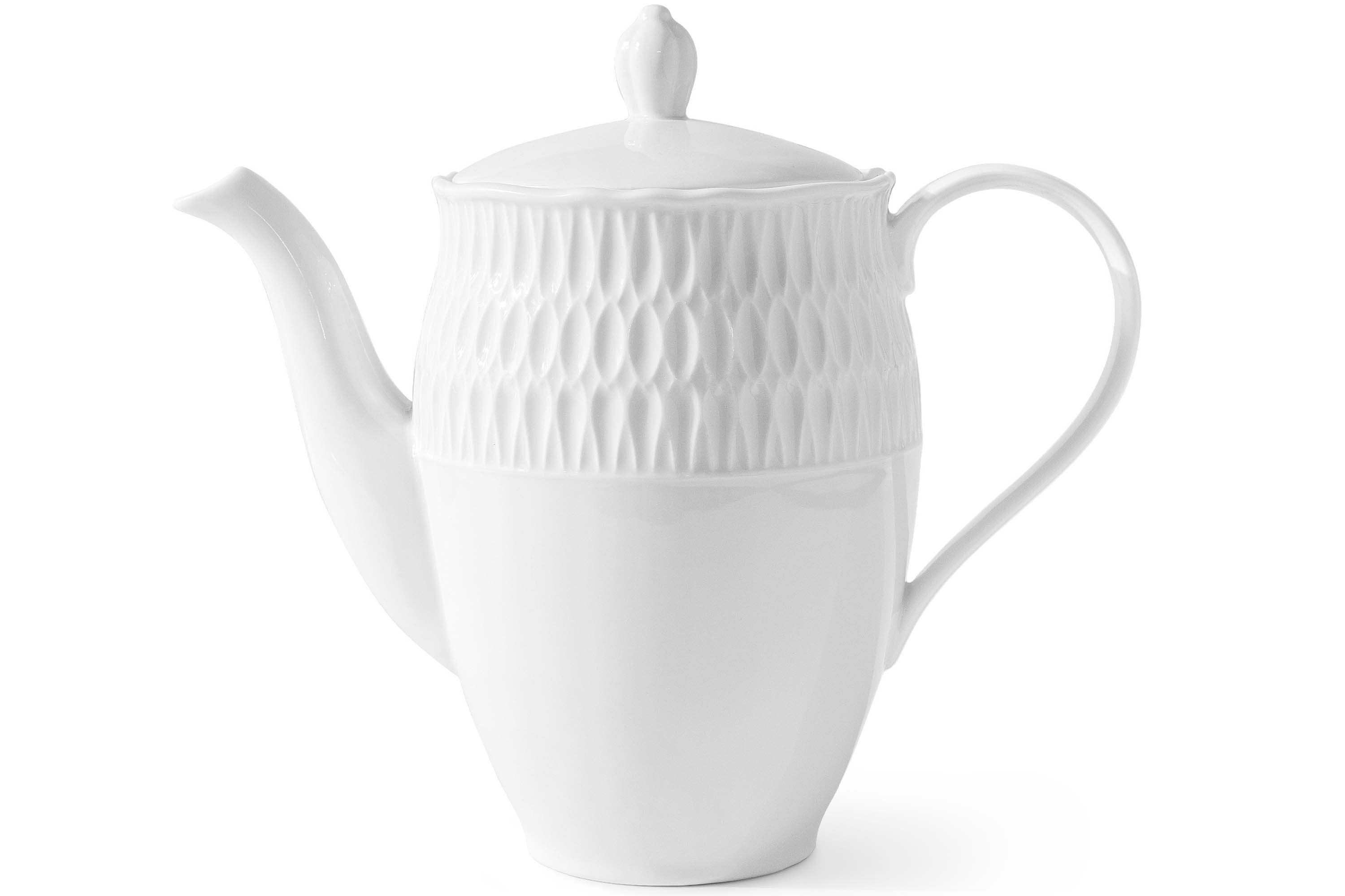 KONSIMO® Teekanne CMIELOW SOFIA Кувшины, Kaffeekanne, Porzellankanne, 1600 l, Hochwertiges Premium-Porzellan, mit Deckel, zeitloses Design