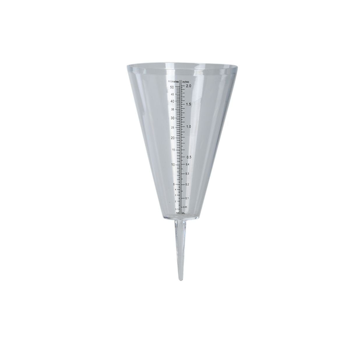 Rivanto Regenmesser (Regenmesser aus Kunststoff 450 ml, mm und inches)